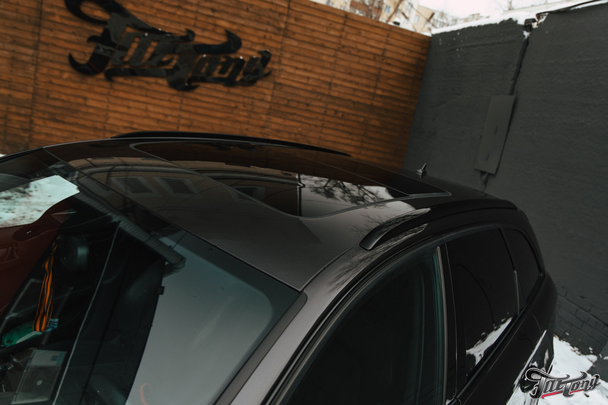 Audi S4 полный окрас кузова, кузовные работы и антихром. DeLorein