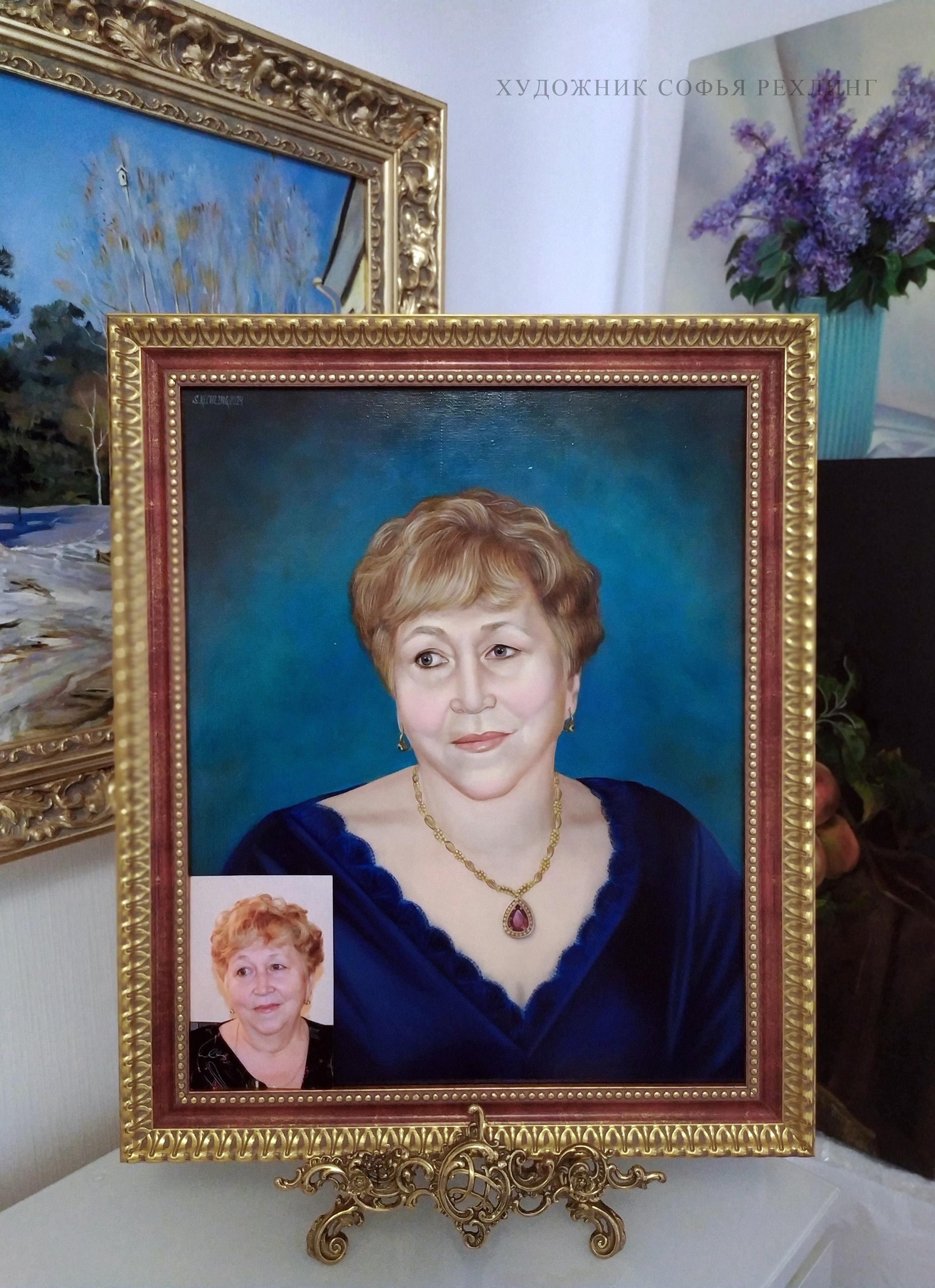 Портрет маслом на заказ по фотографии