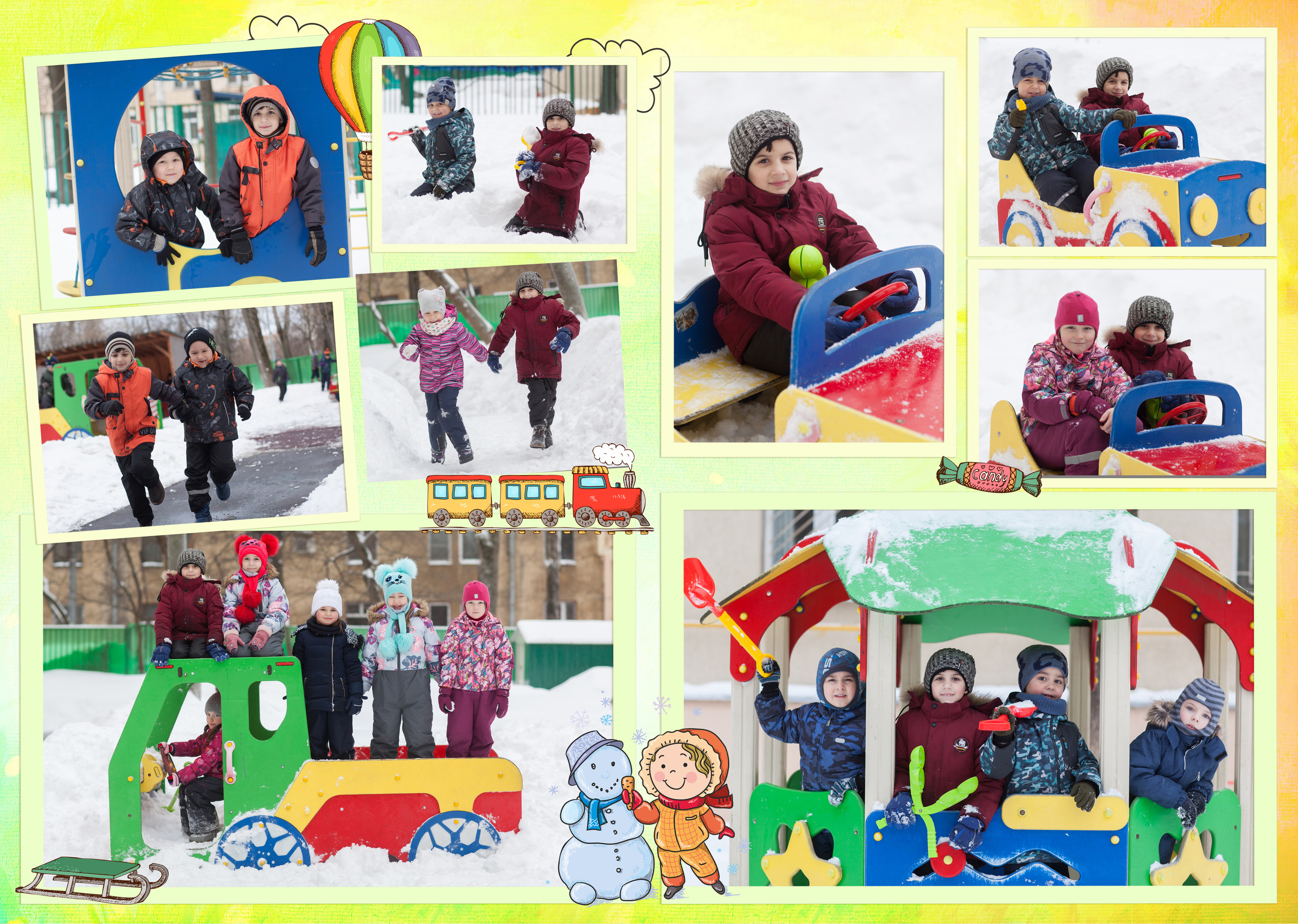 Альбом для детского сада Дети. Выпускные альбомы Москва. Фотограф Шукурова Кристина