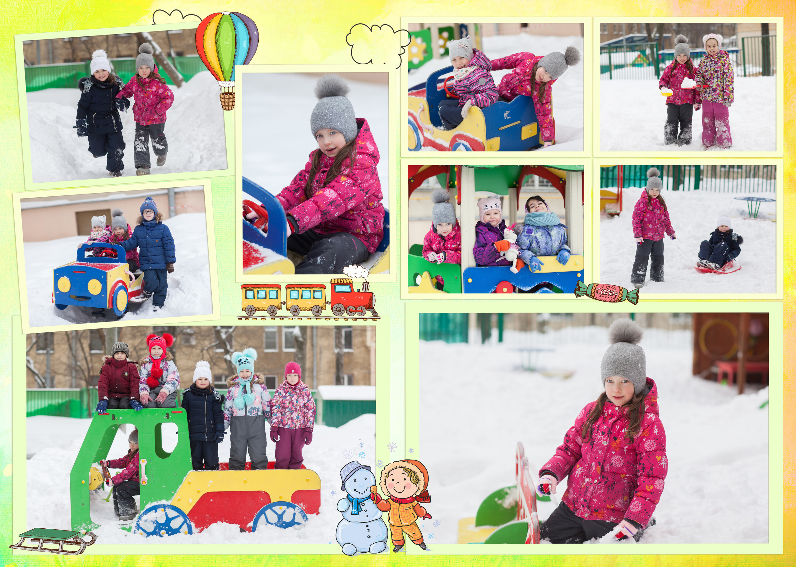 Альбом для детского сада Дети. Выпускные альбомы Москва. Фотограф Шукурова Кристина