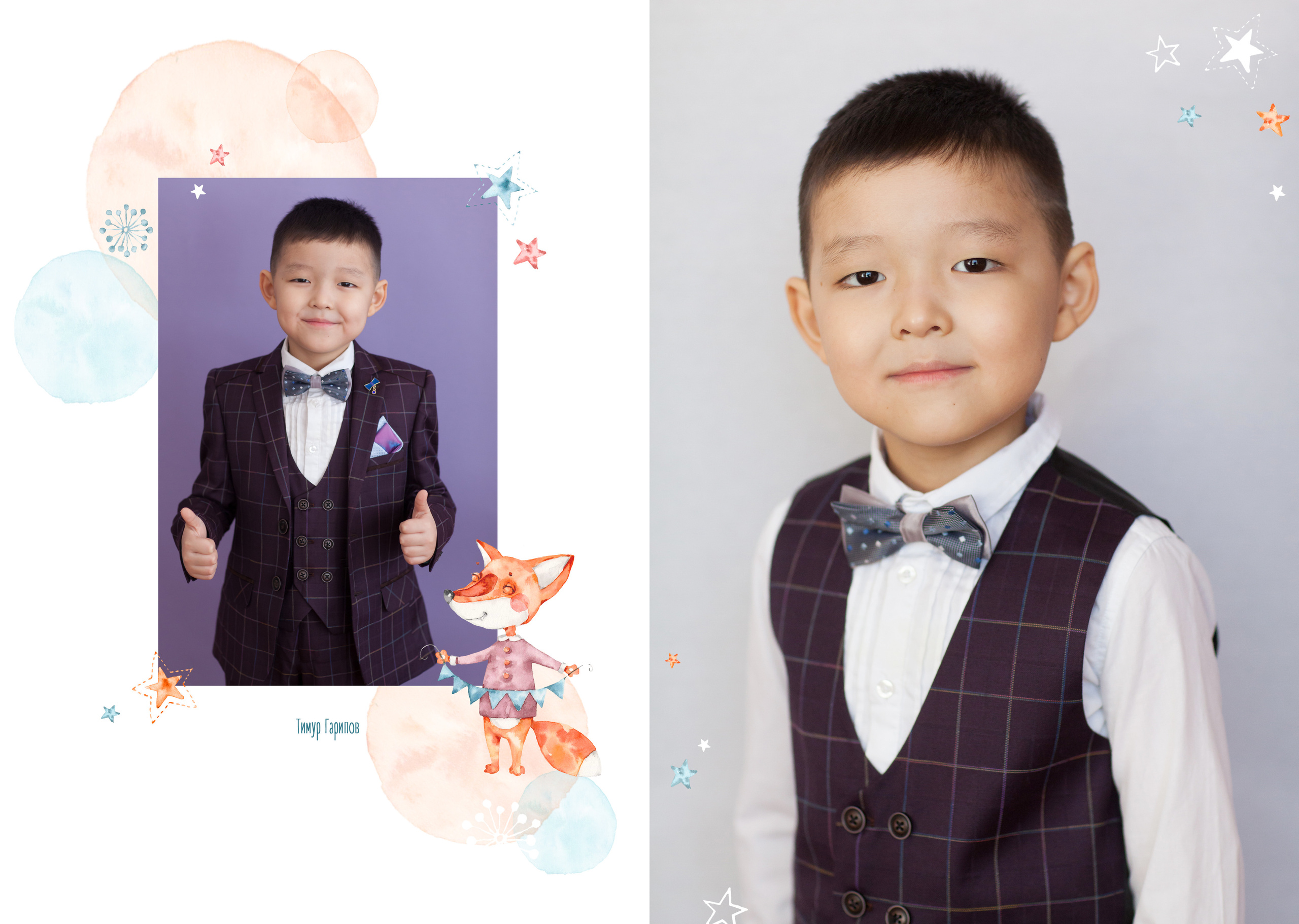 Альбом для детского сада Лисички. Выпускные альбомы Москва. Фотограф Шукурова Кристина