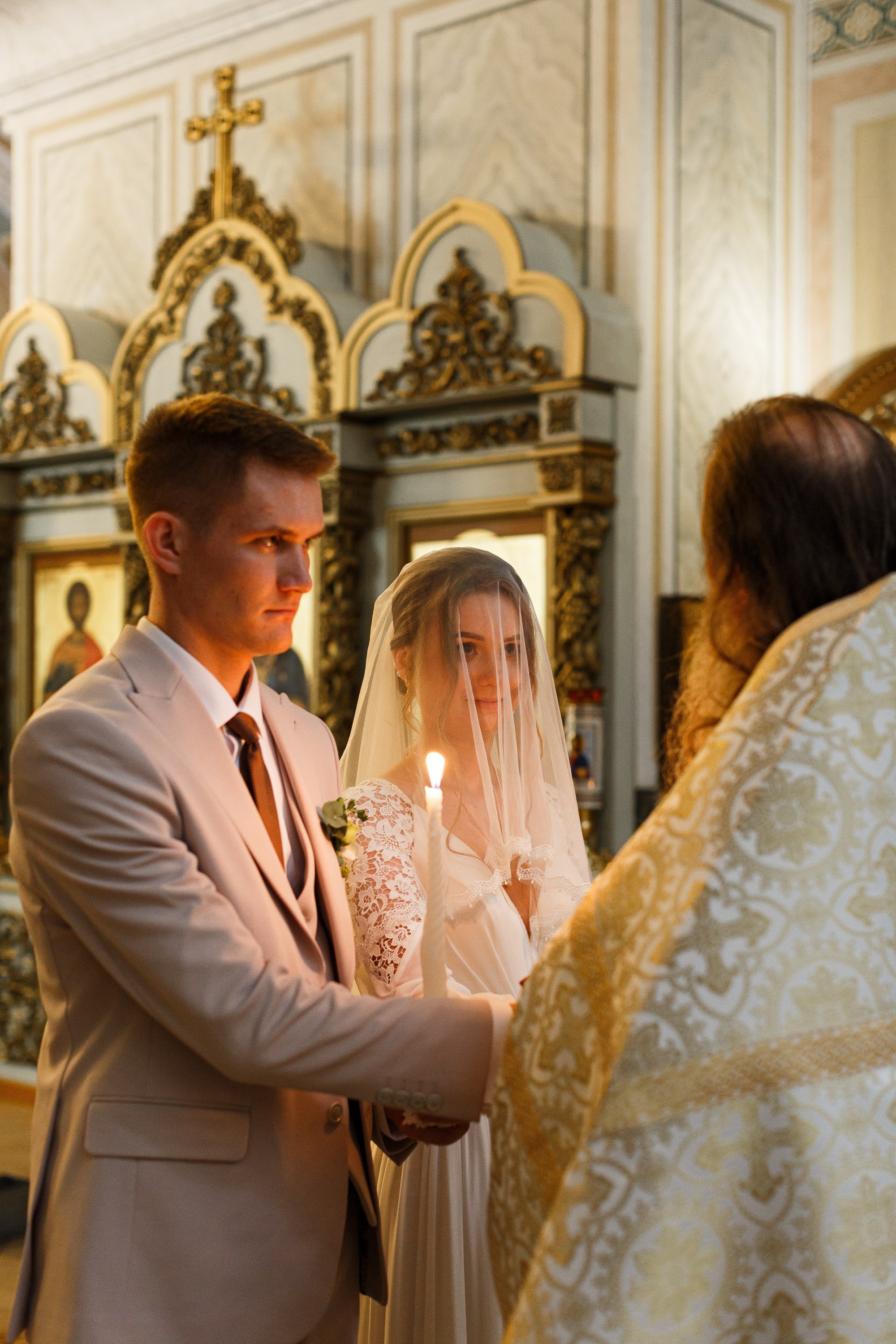 Венчание в храме Живоначальной Троицы на Шаболовке