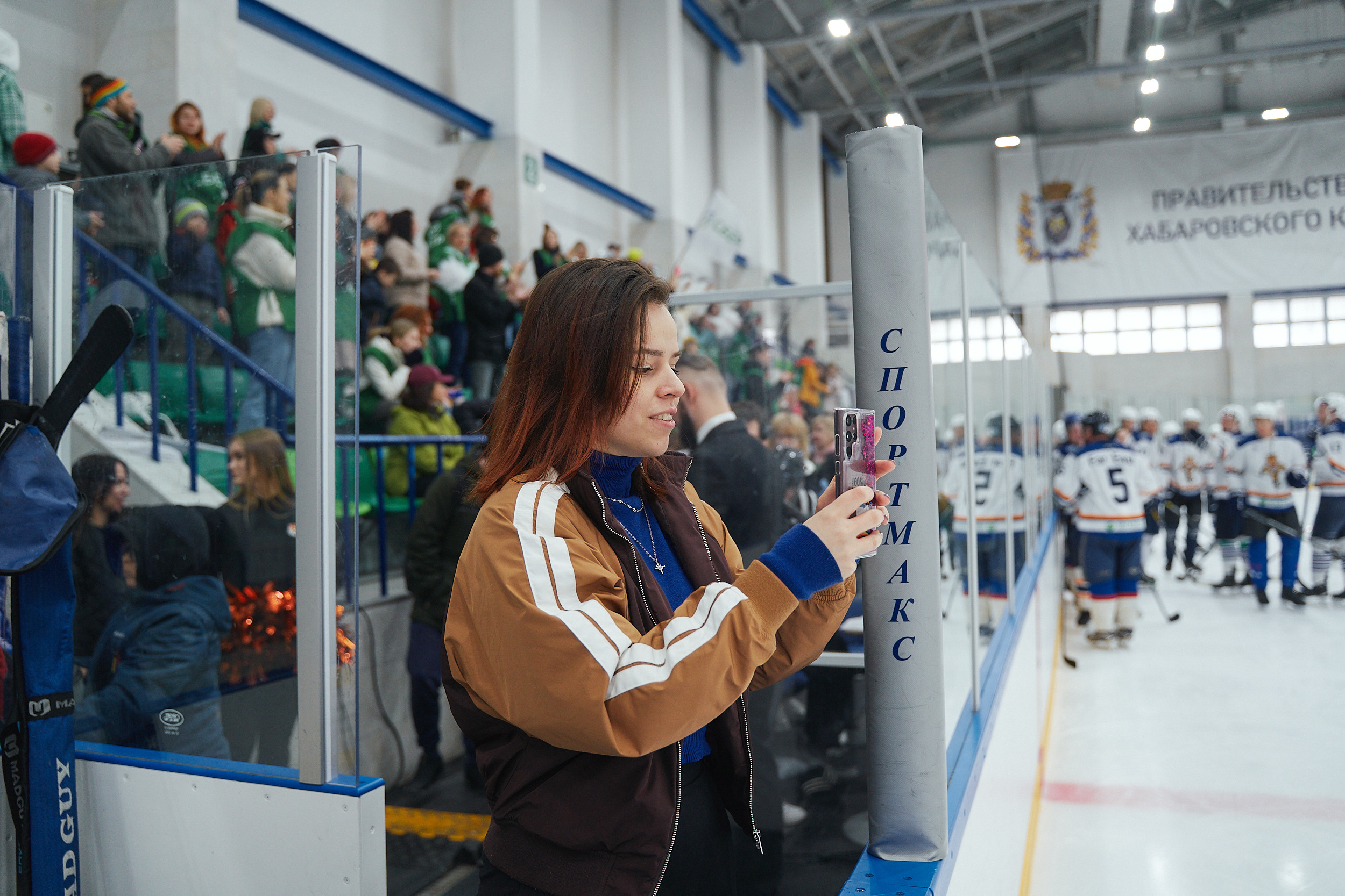 Транснефть и Газпром дружеский матч по хоккею. Фотограф в Хабаровске
