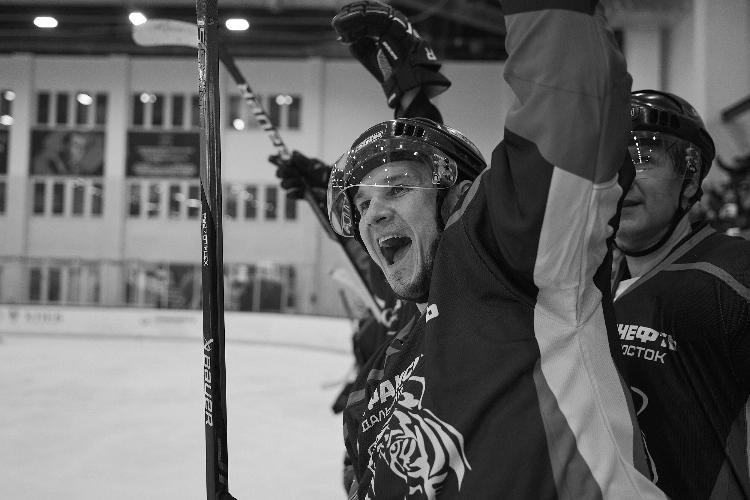 Транснефть и Газпром дружеский матч по хоккею. Фотограф в Хабаровске