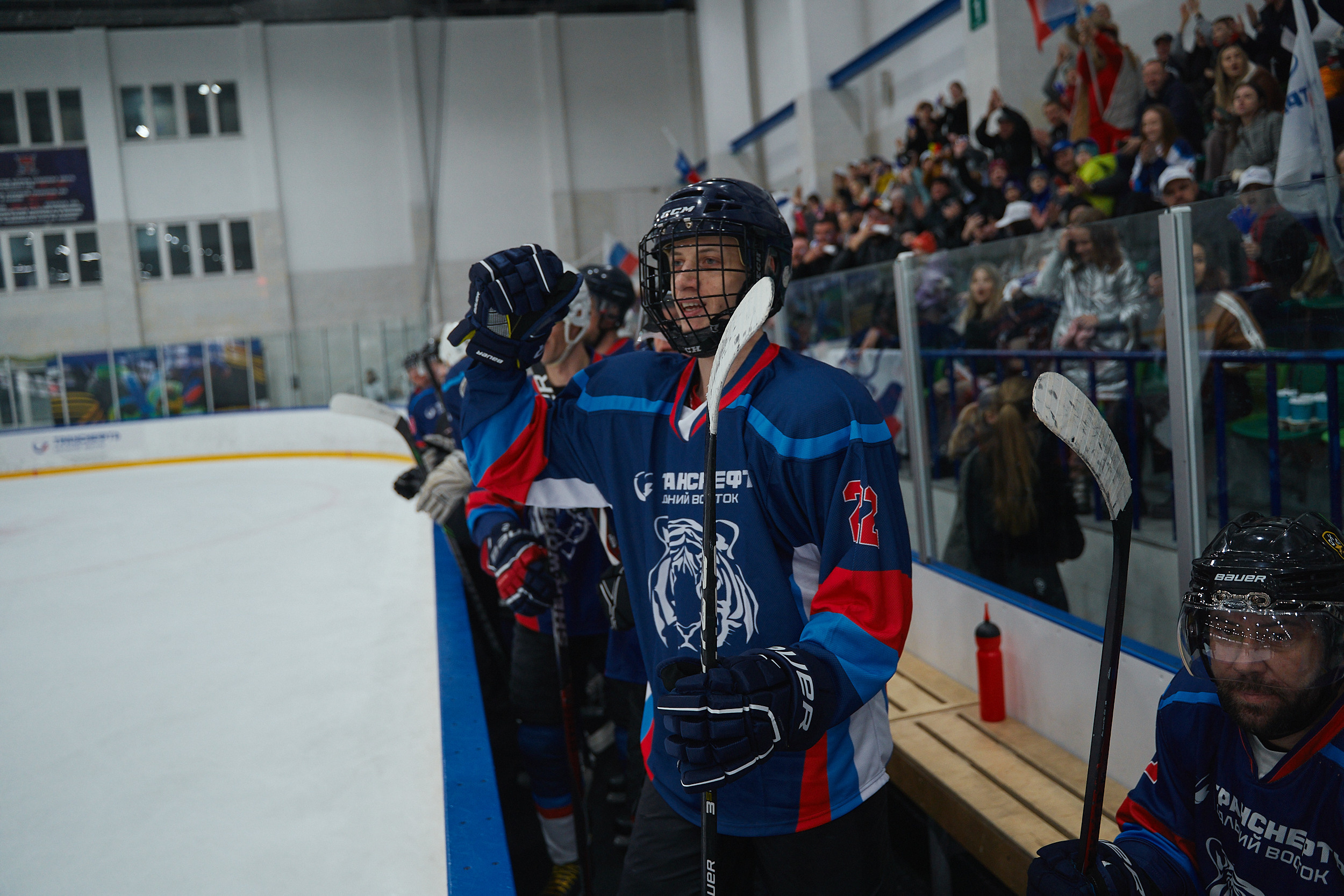 Транснефть и Газпром дружеский матч по хоккею. Фотограф в Хабаровске