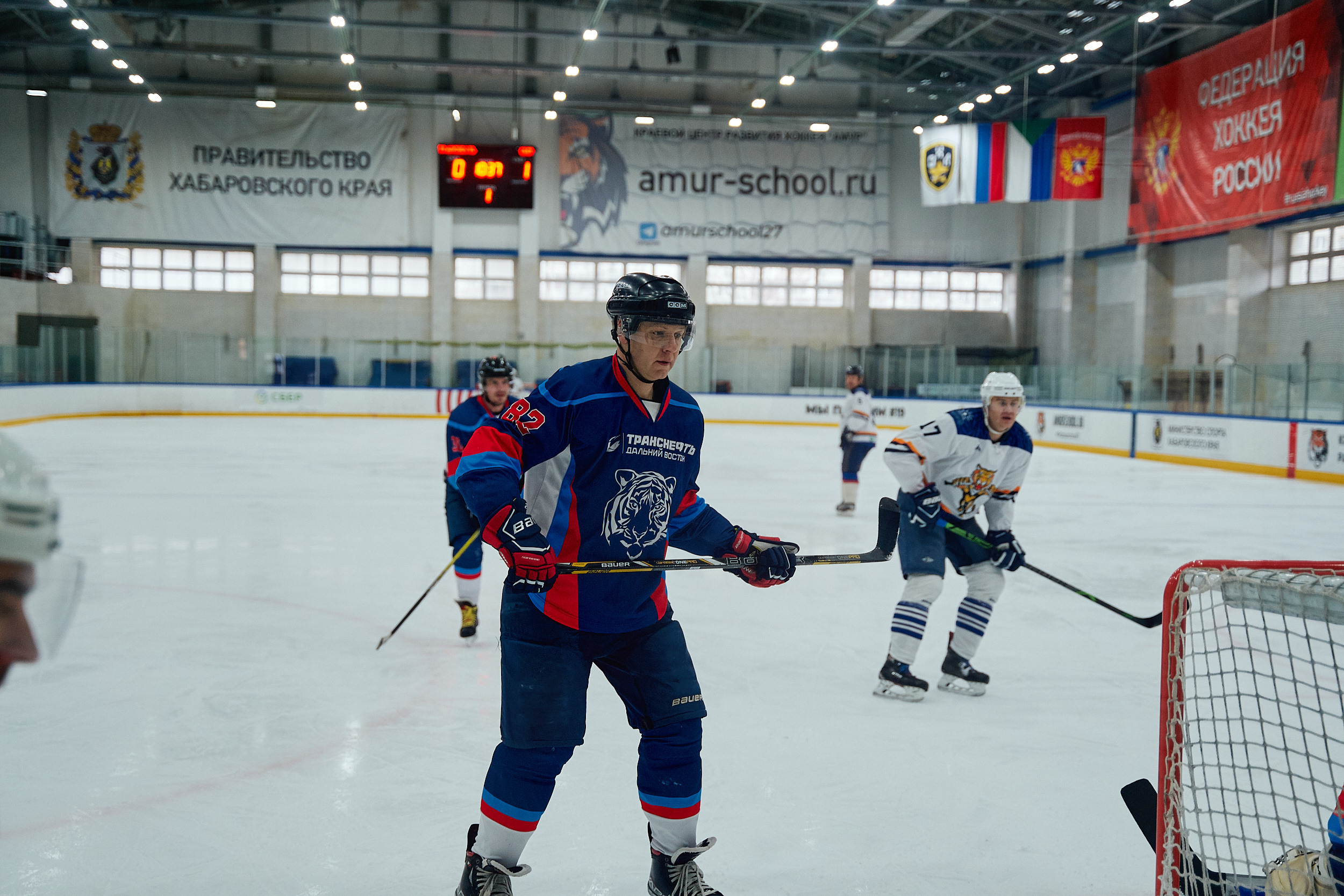Транснефть и Газпром дружеский матч по хоккею. Фотограф в Хабаровске