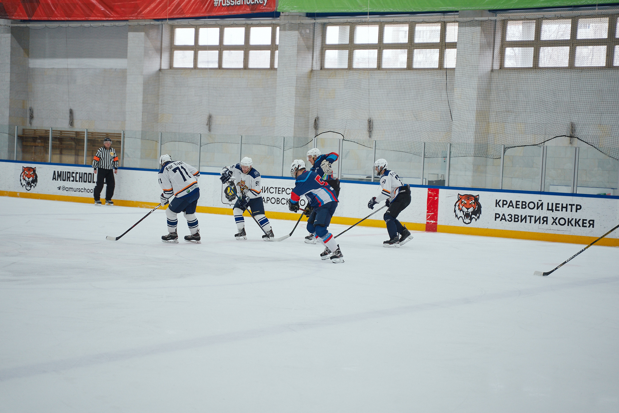Транснефть и Газпром дружеский матч по хоккею. Фотограф в Хабаровске