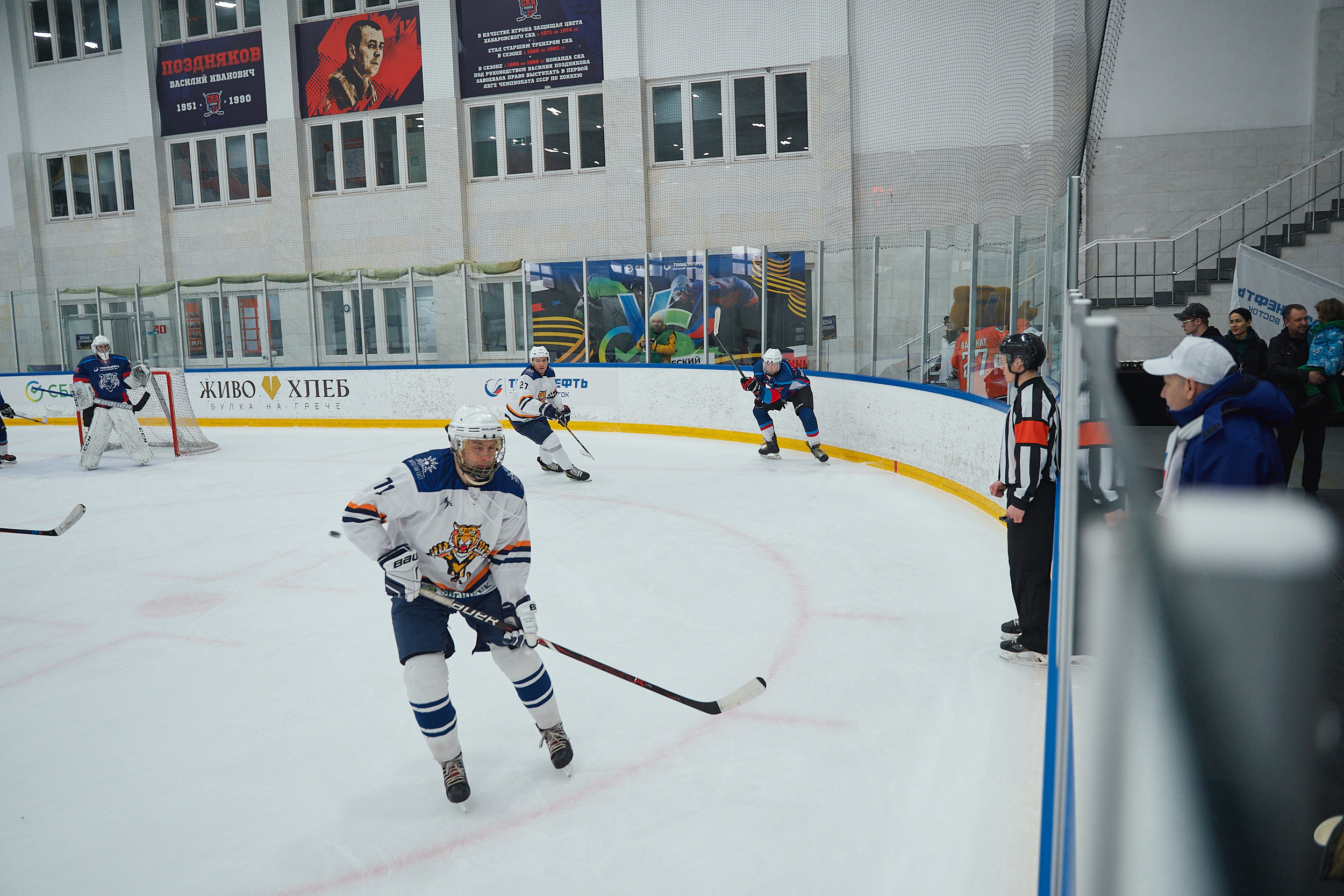 Транснефть и Газпром дружеский матч по хоккею. Фотограф в Хабаровске