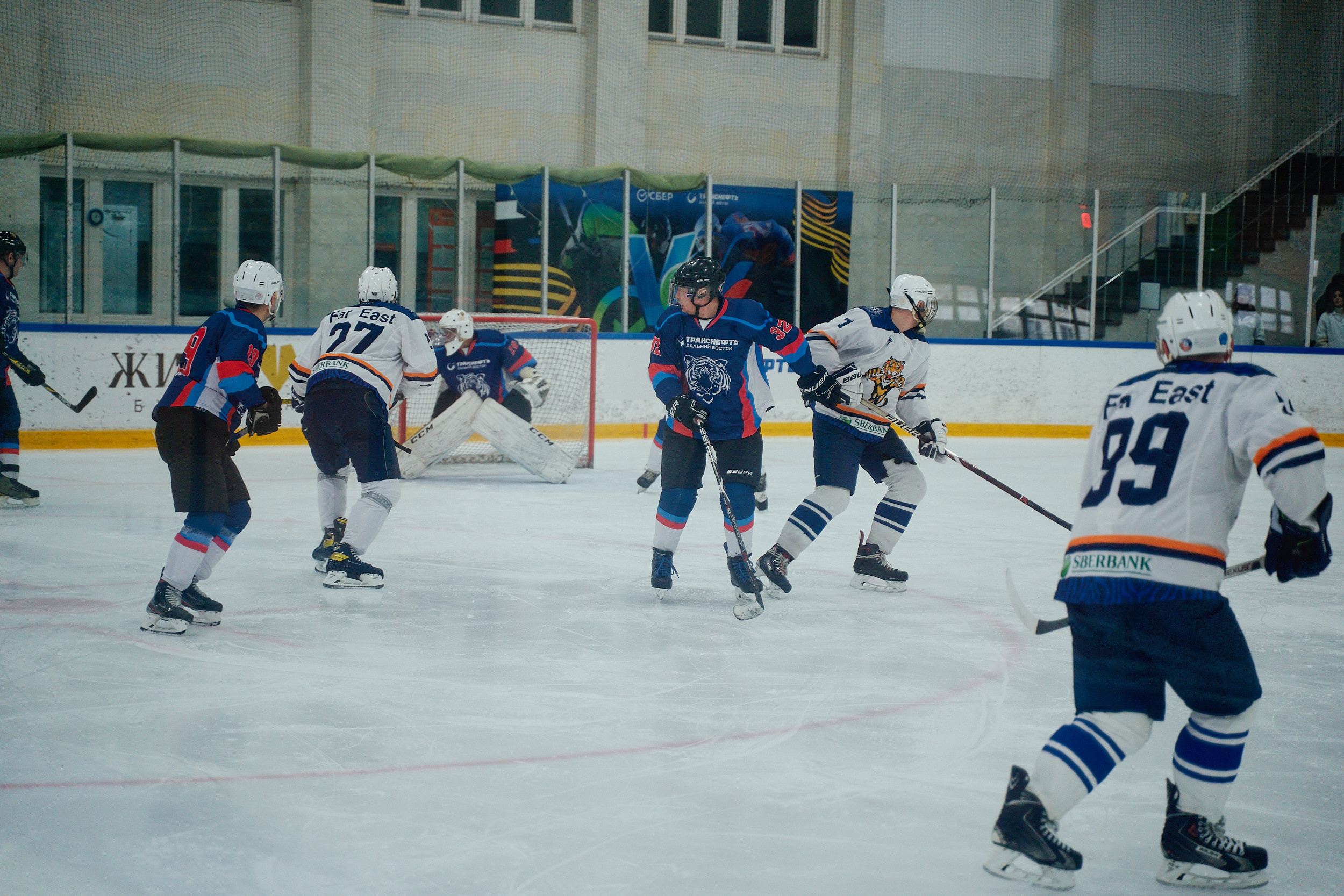 Транснефть и Газпром дружеский матч по хоккею. Фотограф в Хабаровске