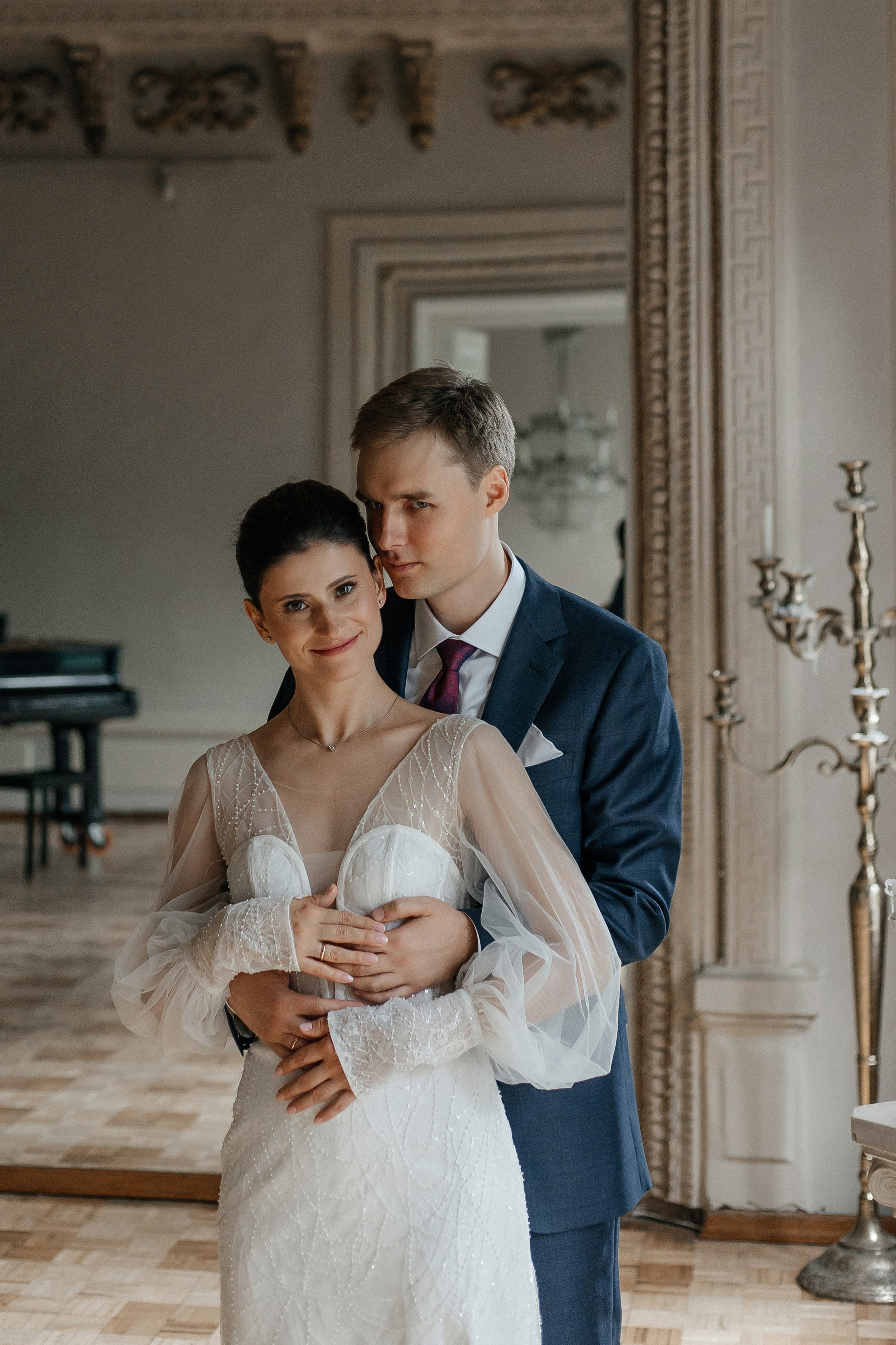 Свадебная фотосессия в особняке в Москве