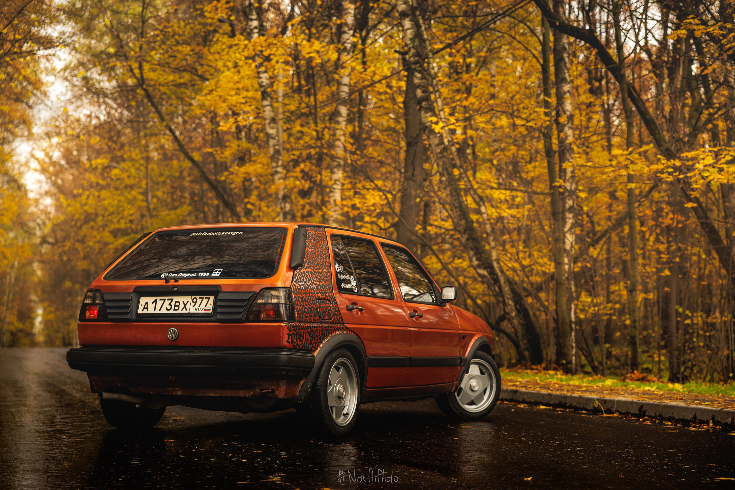 Фотосессия VW Golf 2. #NotAiPhoto — автомобильный фотограф