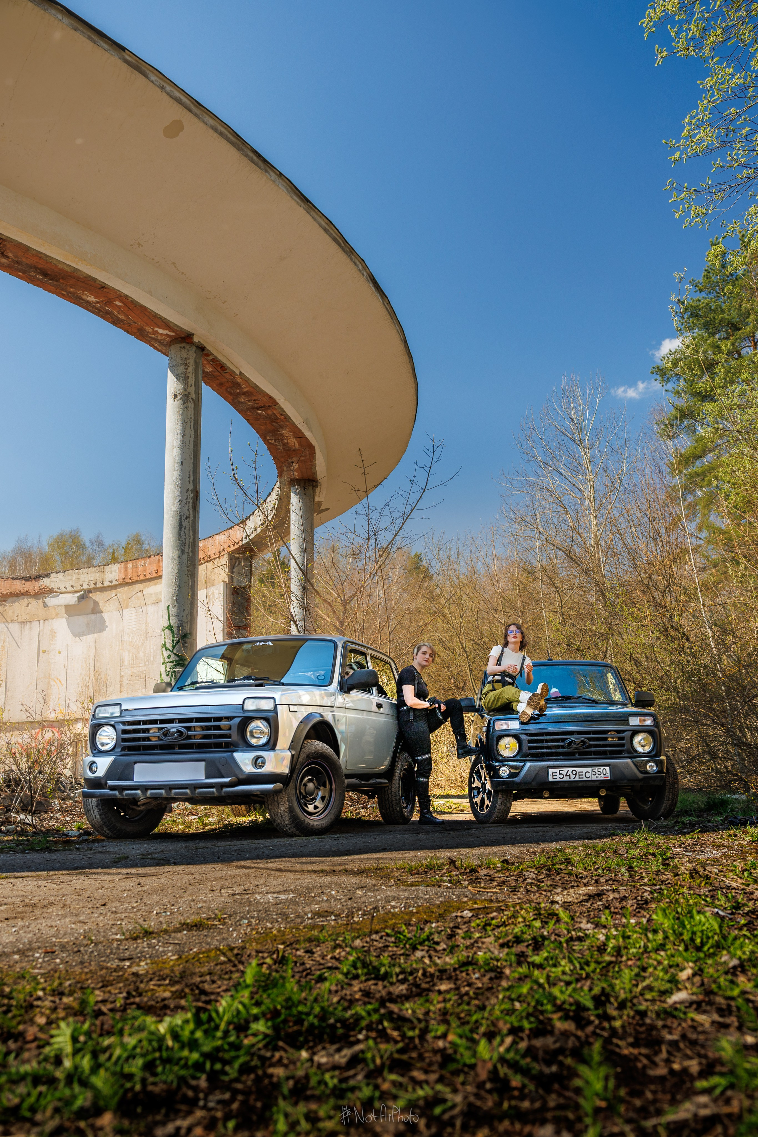 «НиваДевочки». #NotAiPhoto — автомобильный фотограф