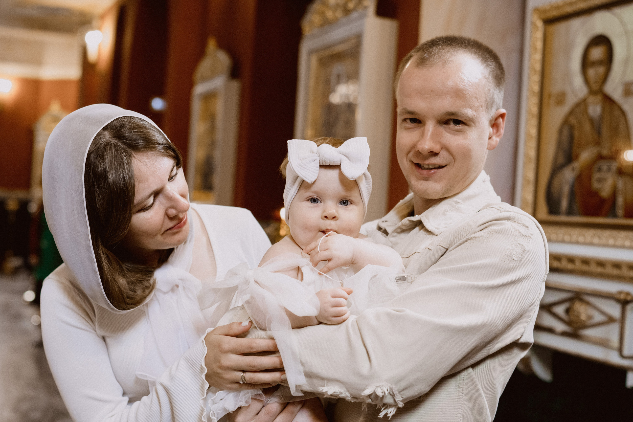 Съёмка Таинства Крещения. Семейный фотограф и видеограф Алёна Ким