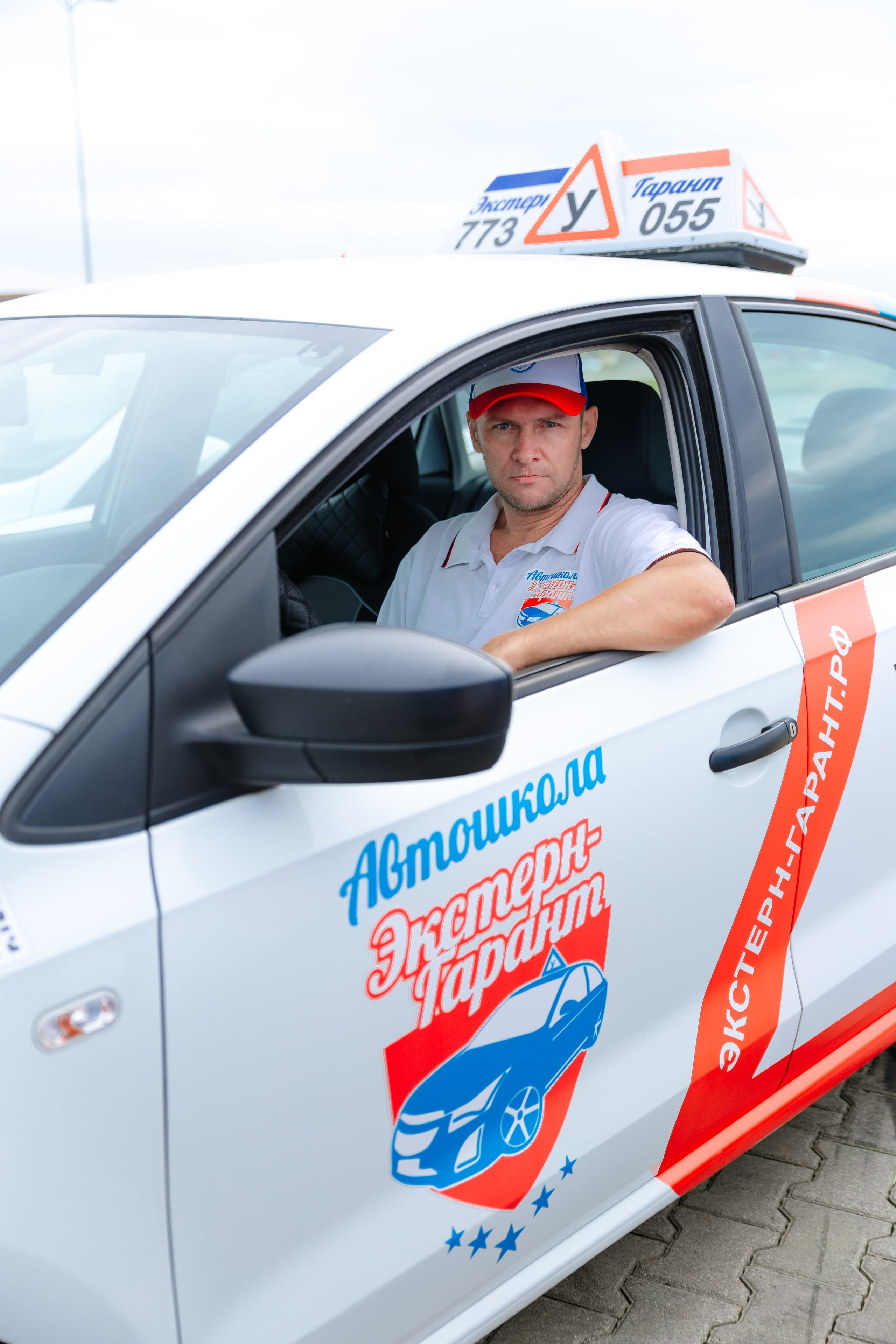 Extern-Garant Driving School. Content shooting. KRIS KRUPINNIKOVA