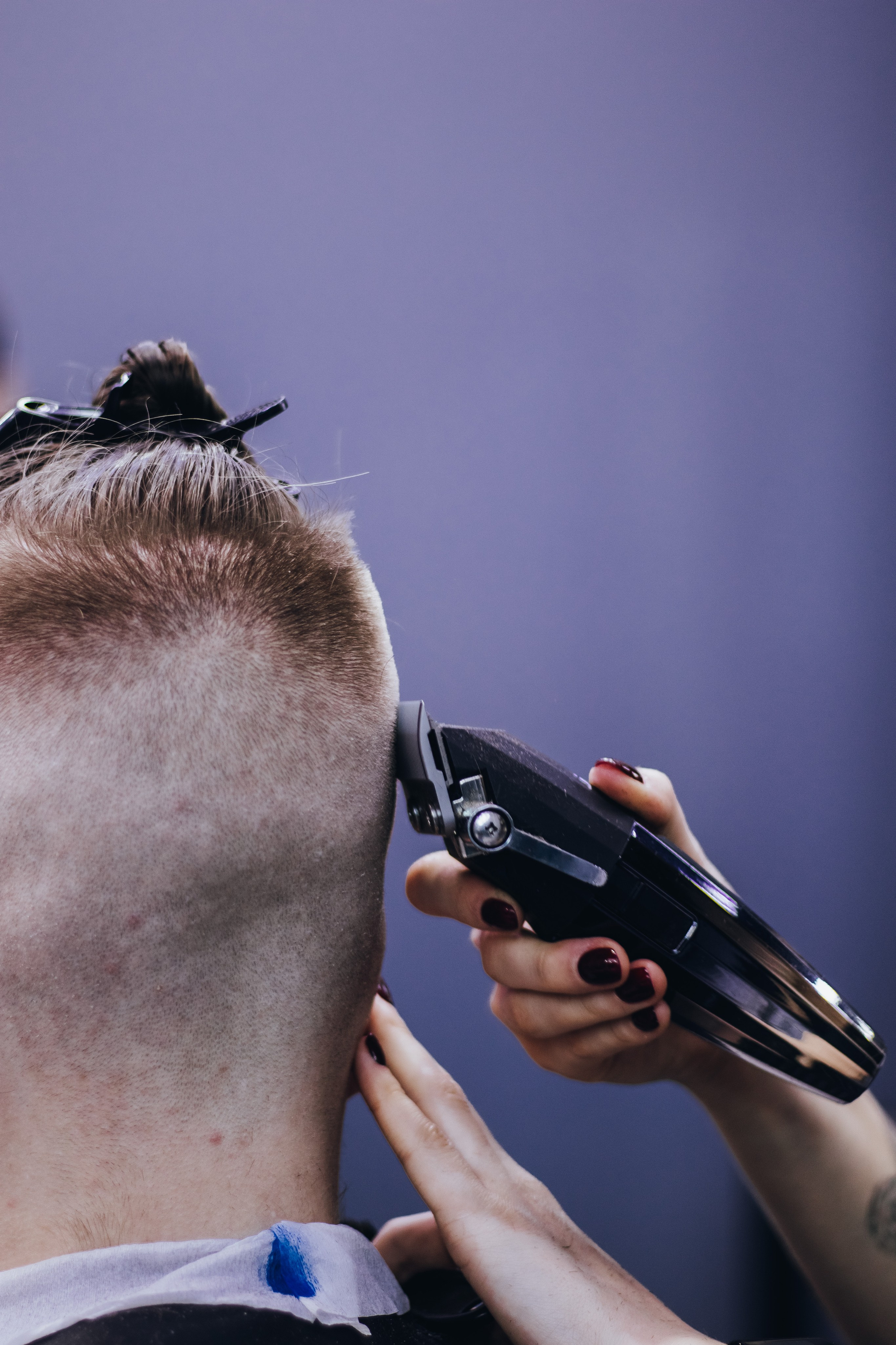 Barbershop Dad. Content shooting. KRIS KRUPINNIKOVA