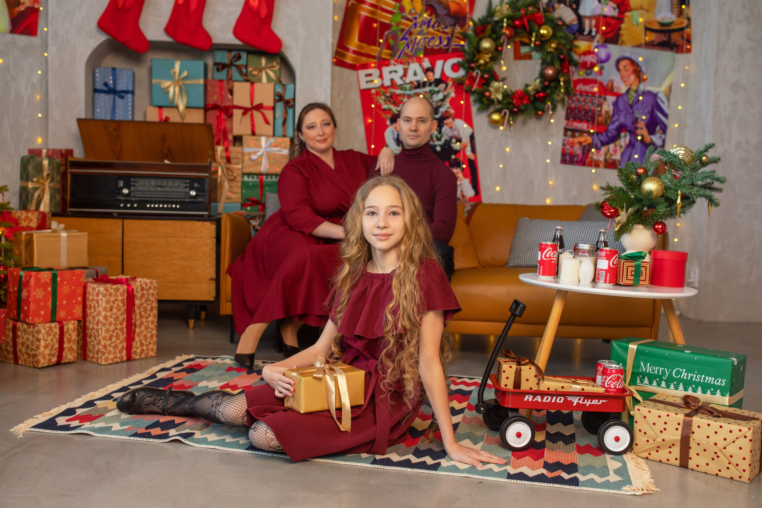 Новогодняя фотосессия Хабаровск. Фотограф новорожденных и беременности в Хабаровске Варвара Титаева