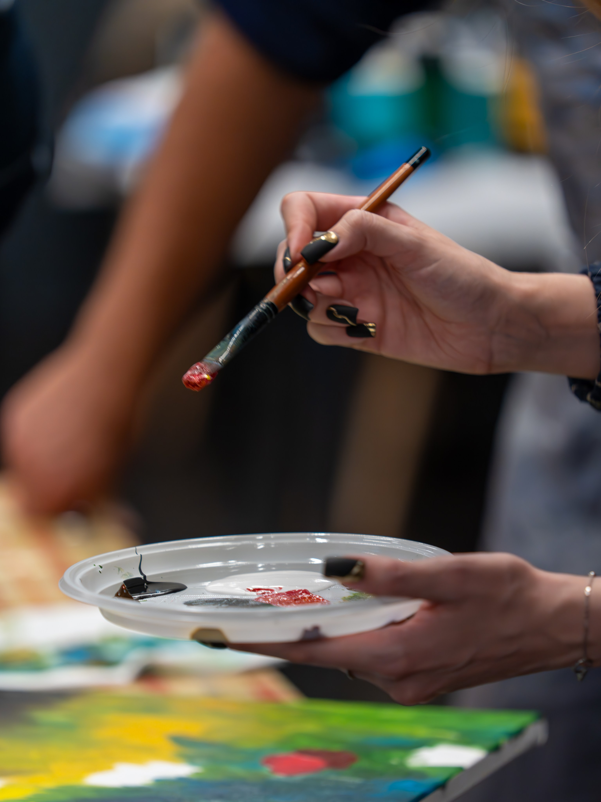 MICE мероприятие — мастер класс по акварели. Репортажный фотограф в Красной Поляне и Сочи Павлюченко Екатерина