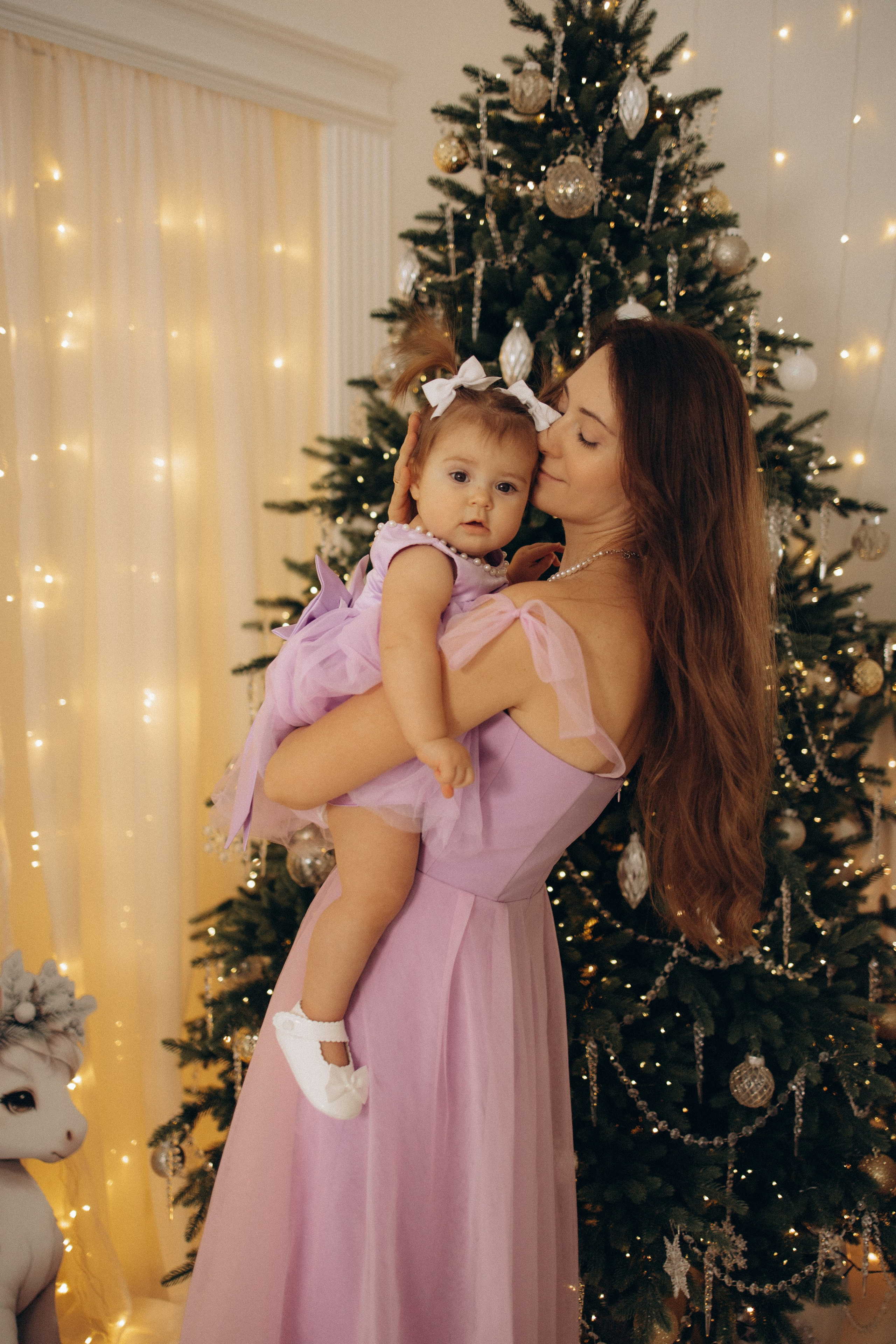 Новый год маленькой Анечки. Семейный фотограф в Москве Анастасия Шалда