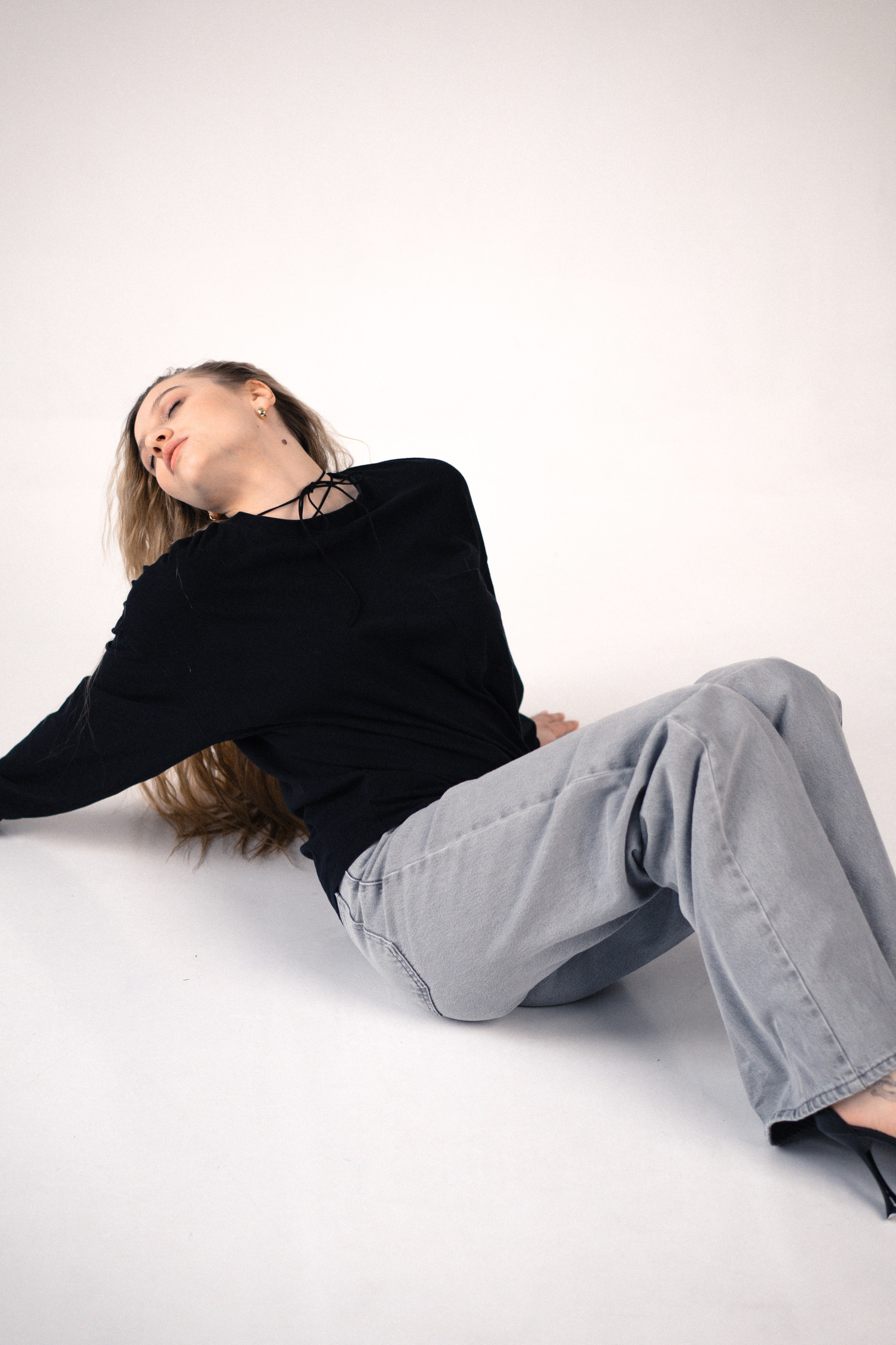 Персональная женская фотосессия в студии. Фотограф Москва