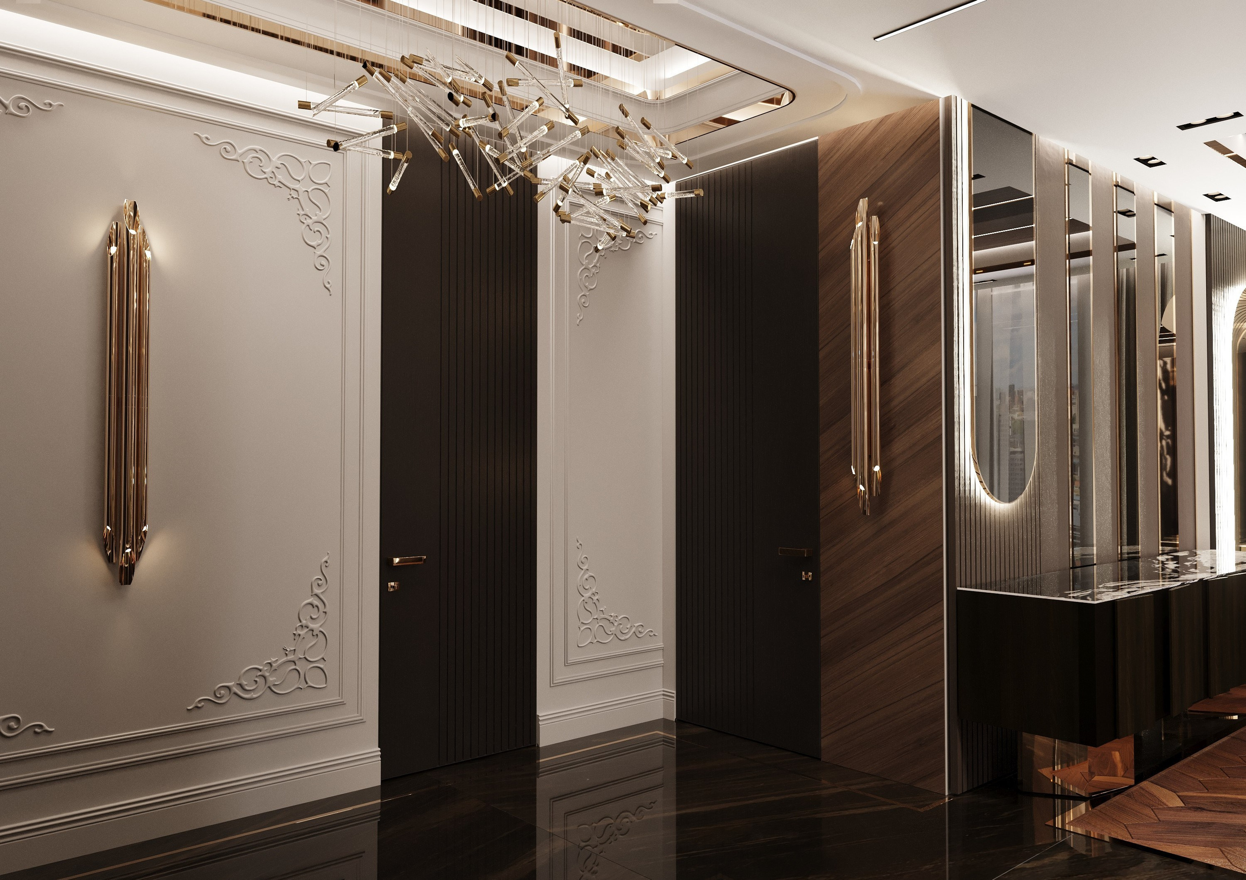 ЖК «ХЕДЛАЙНЕР» г. Москва. Modern Muf студия дизайна интерьера