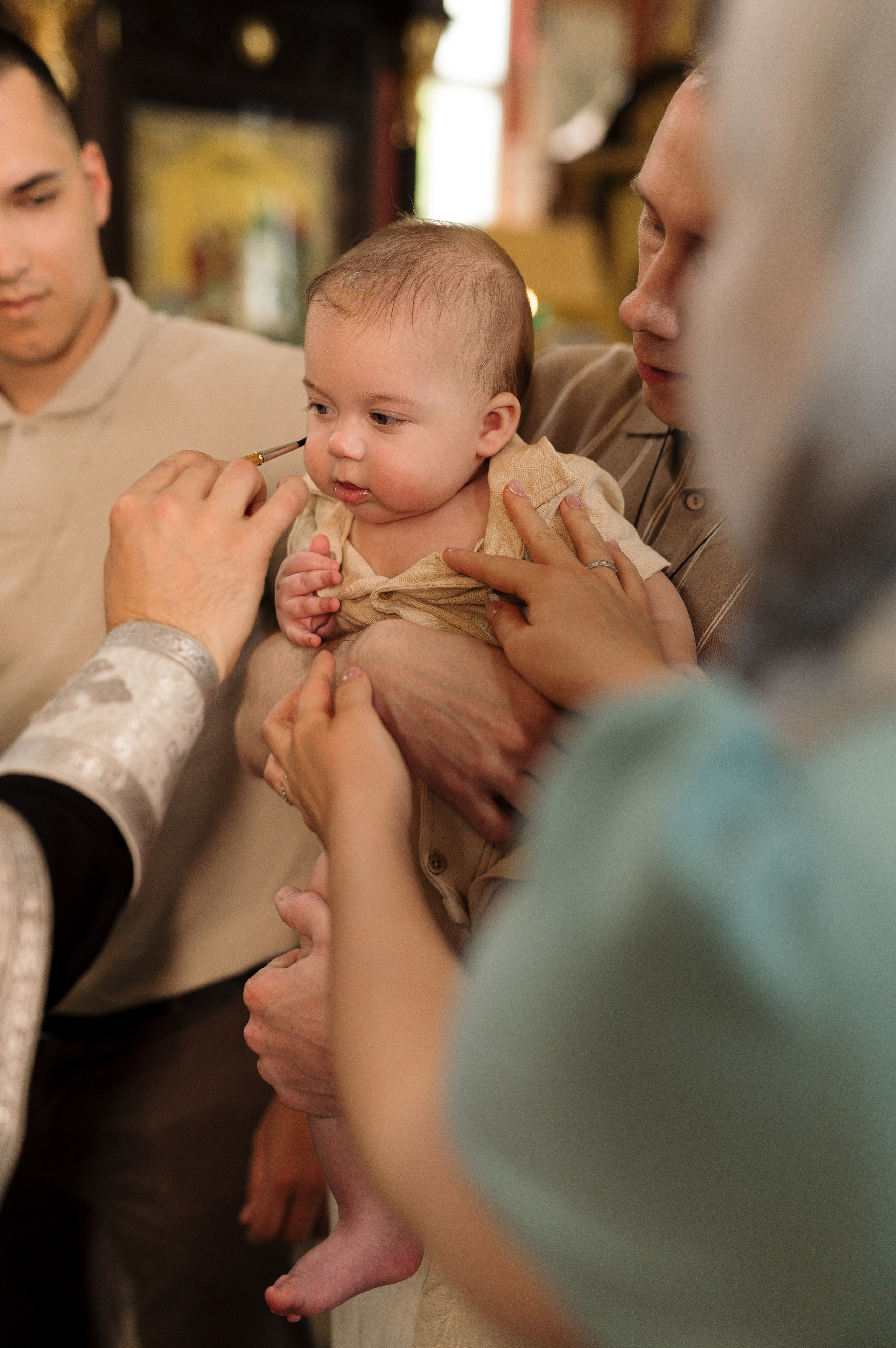 Крещение Федора. Фотограф в Краснодаре Скубицкая Альбина