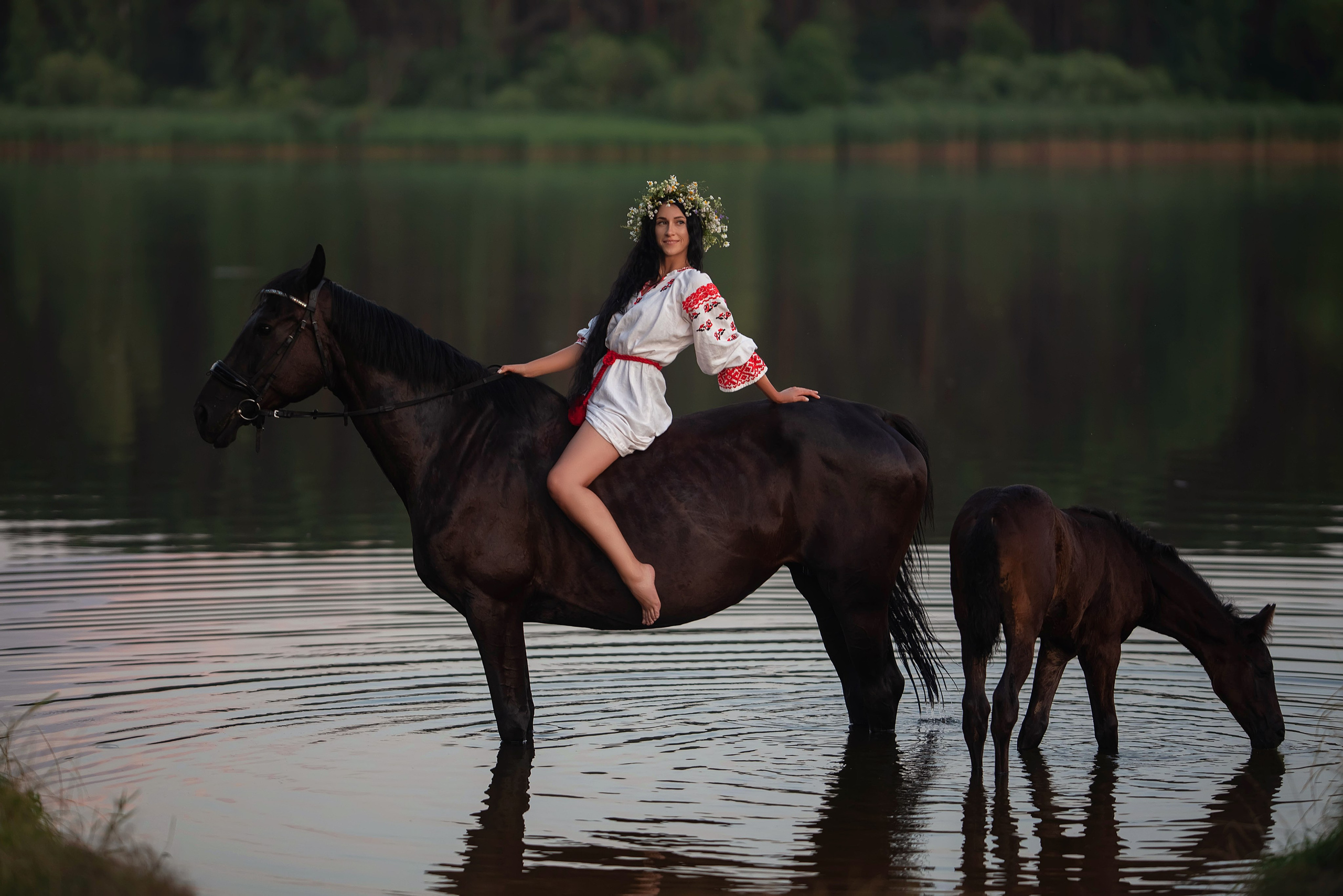 Сказочные съемки с лошадьми. Фотограф Вероника Ранцева, фотосессии с лошадьми в Минске и Могилеве