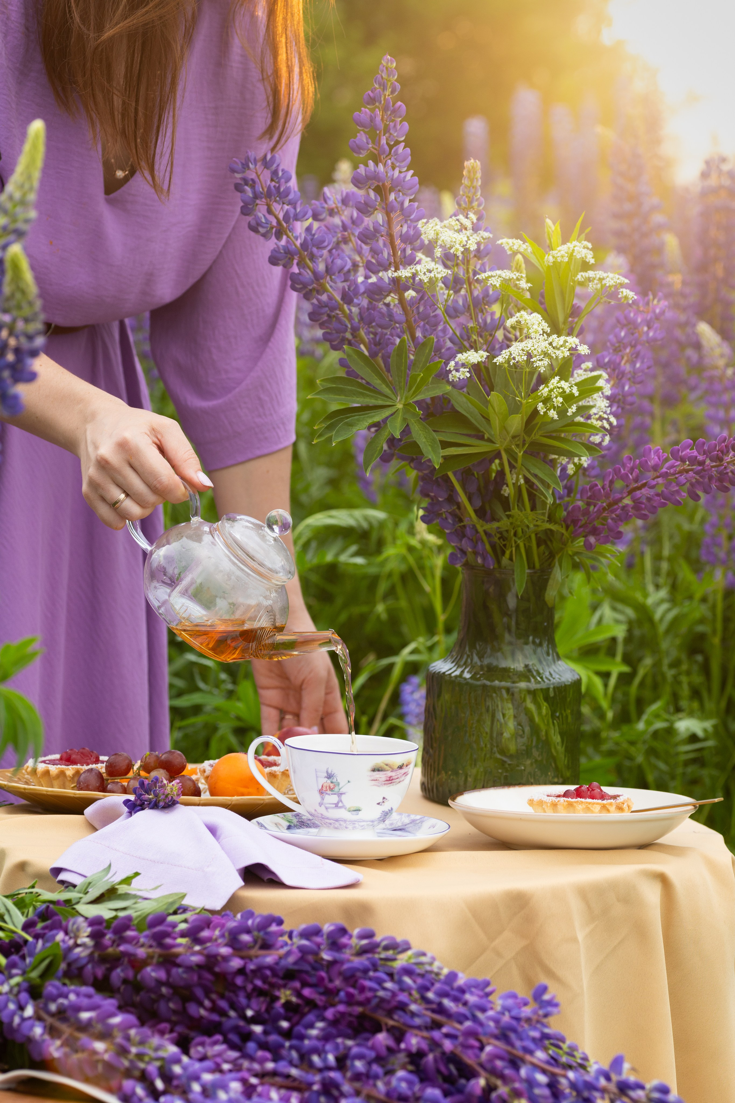 Фото контект для бренда производителя чая.