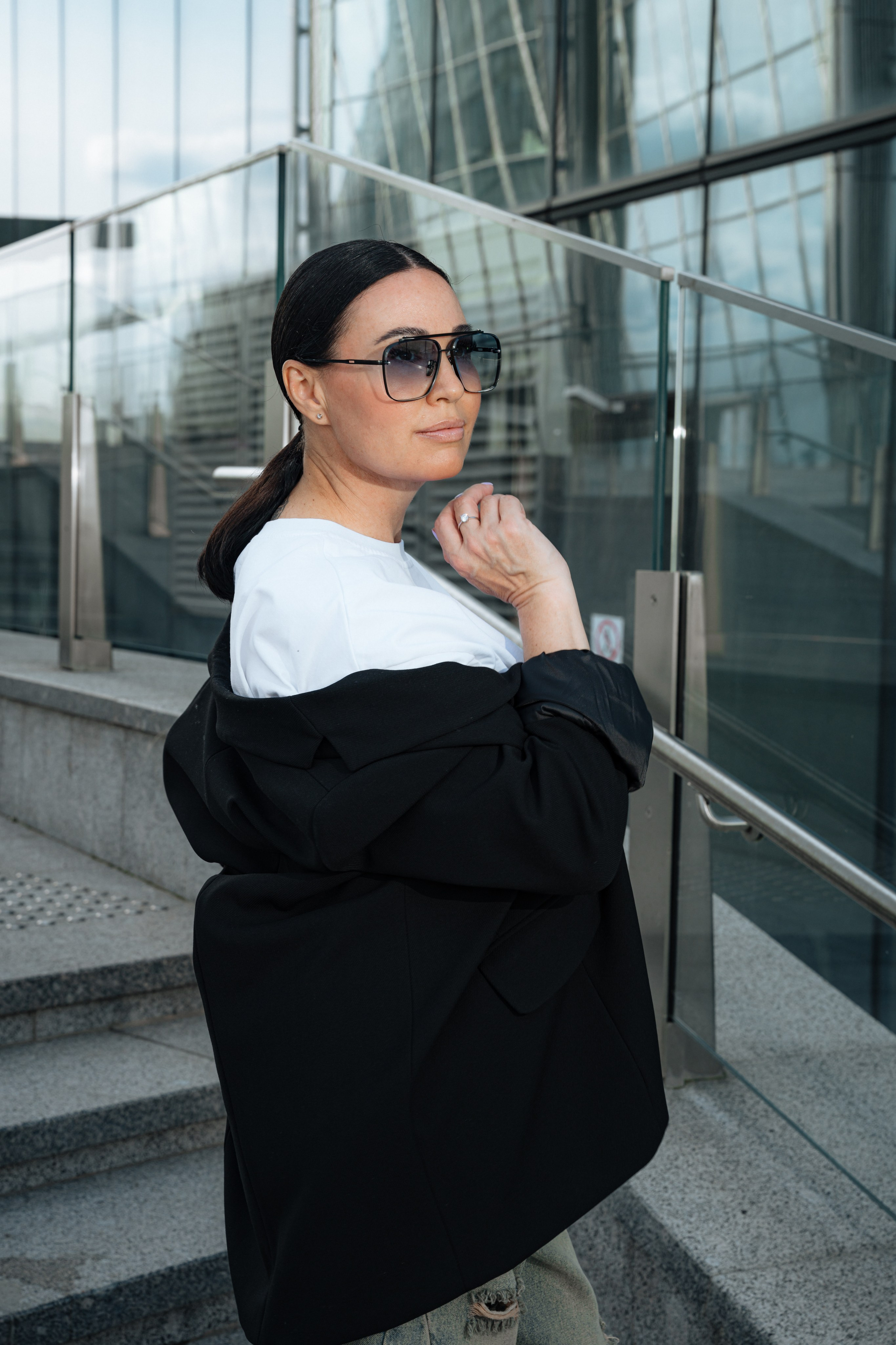 Елена. Лахта центр. Портретный фотограф в Санкт-Петербурге Дмитриева Наталия