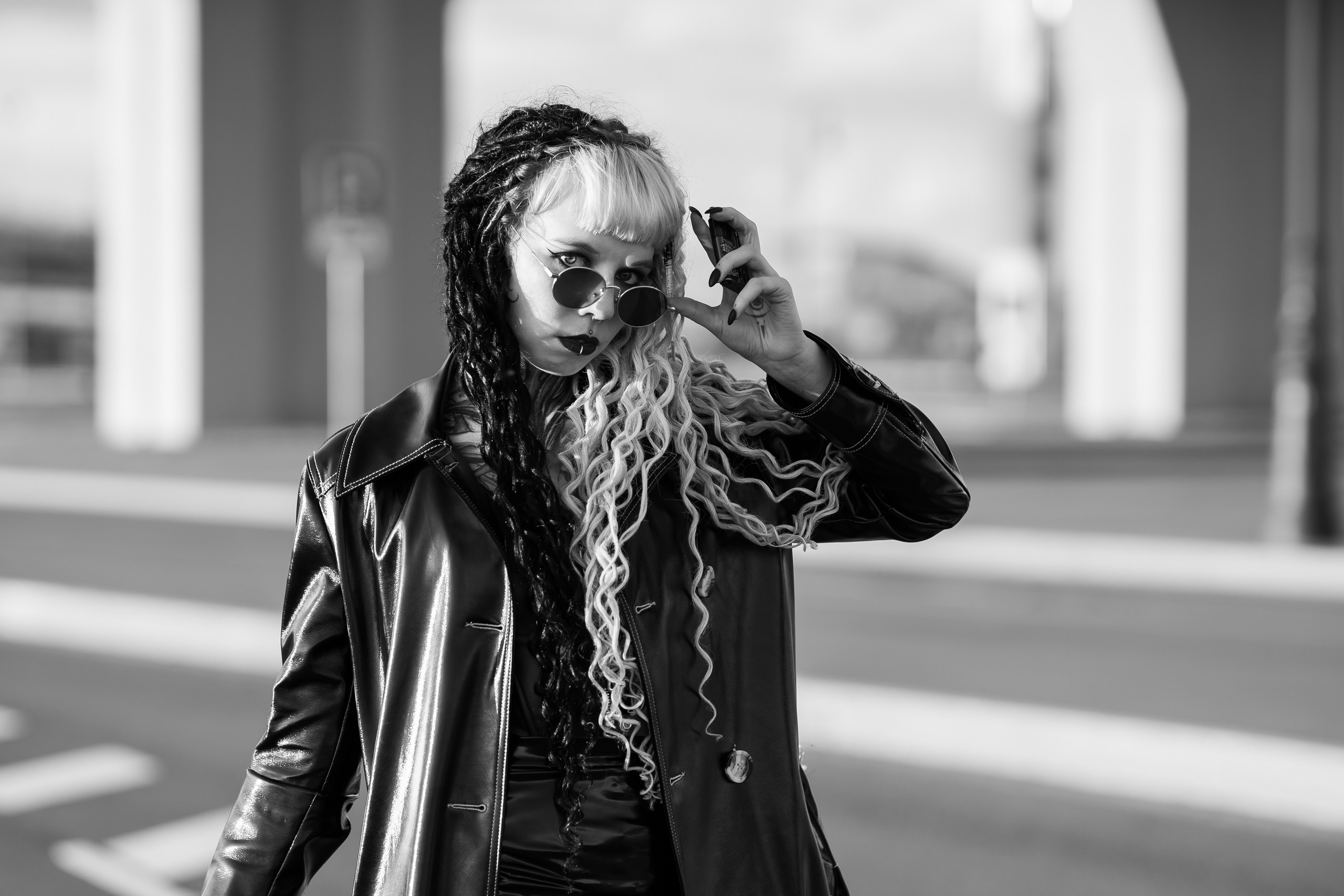 Оля. Паркинг. Портретный фотограф в Санкт-Петербурге Александр Быстрицкий