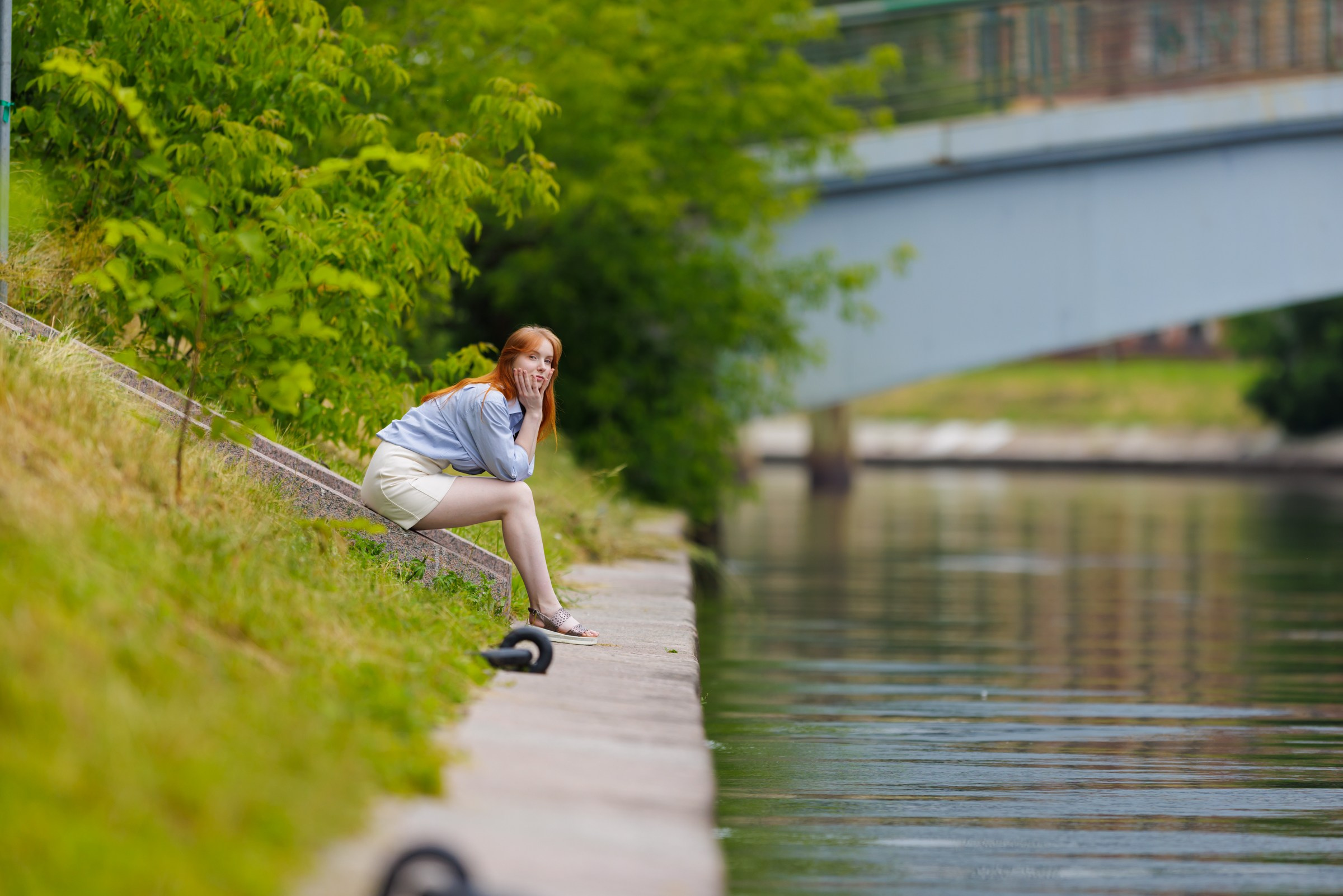 Маша Исаева. Петровский парк. Портретный фотограф в Санкт-Петербурге Александр Быстрицкий