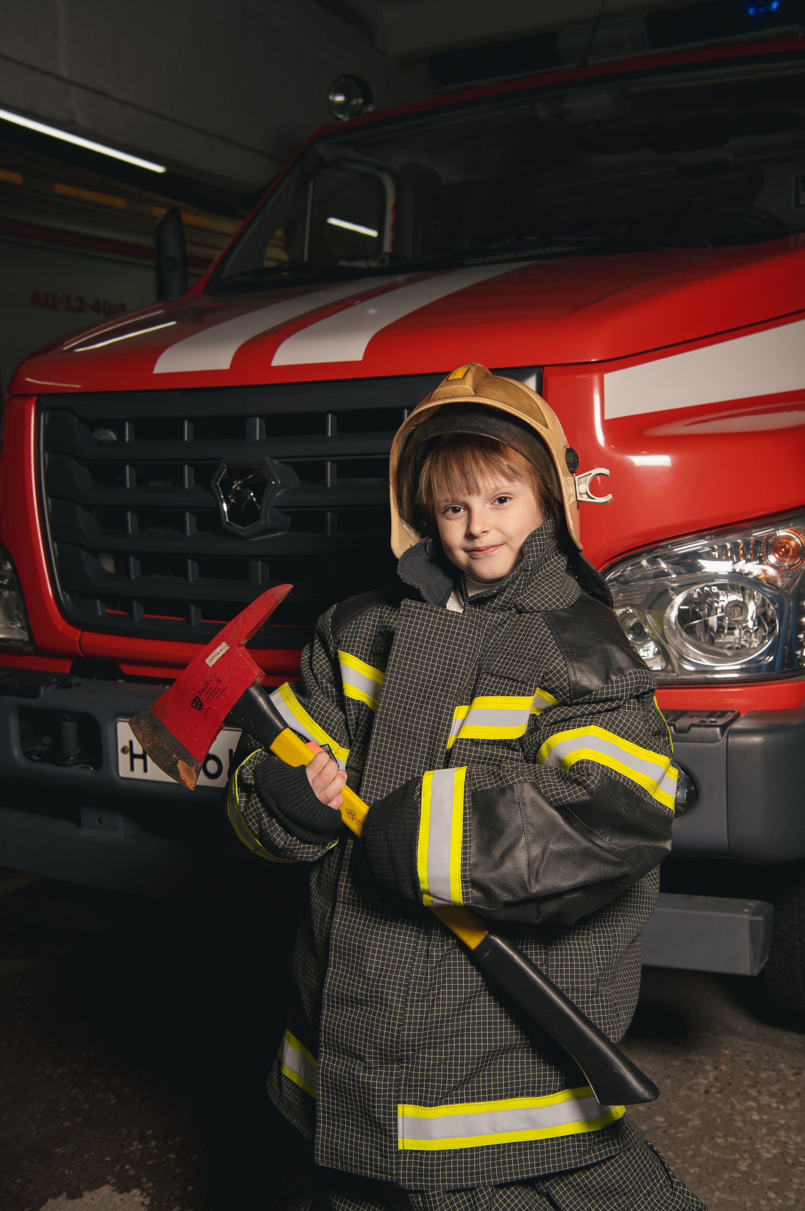 Дети пожарные. Детский фотограф в Новокузнецке Николай Чекалин