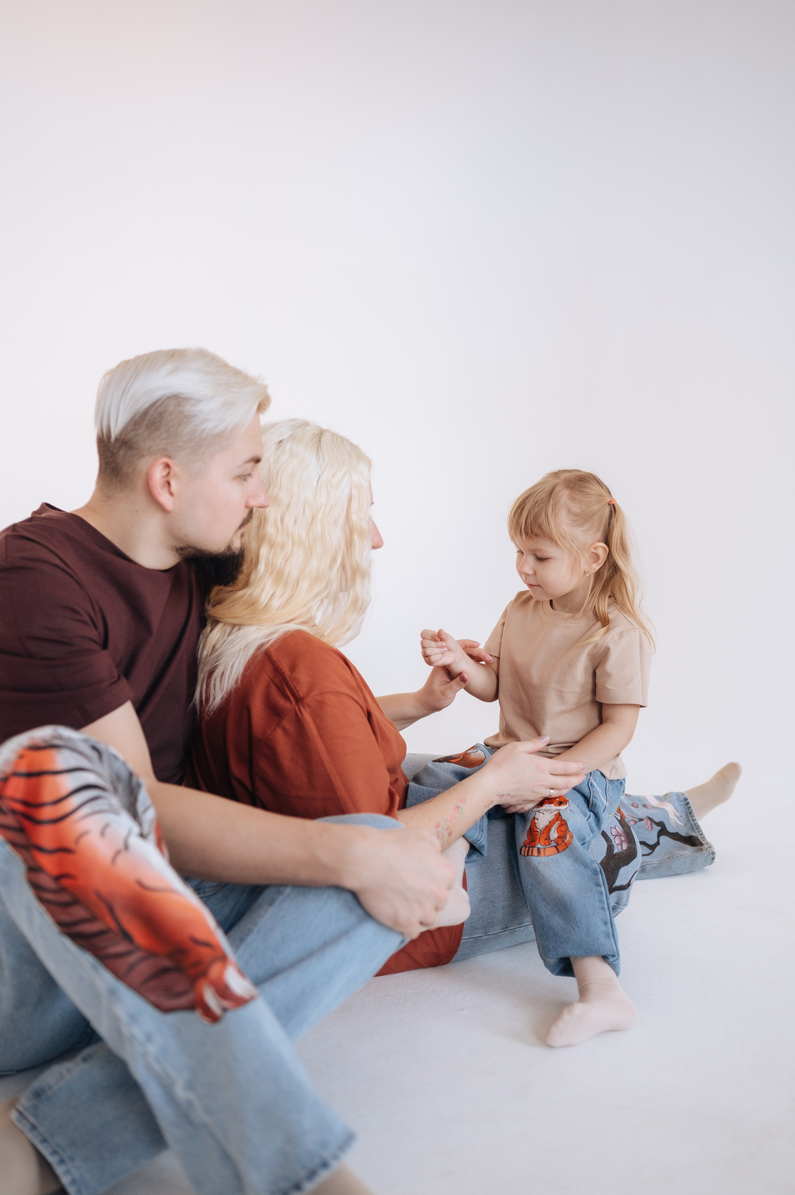 Семейная фотосессия Саши, Вики и Алисы. Фотограф в Москве и Московской области Таня Яблочкина