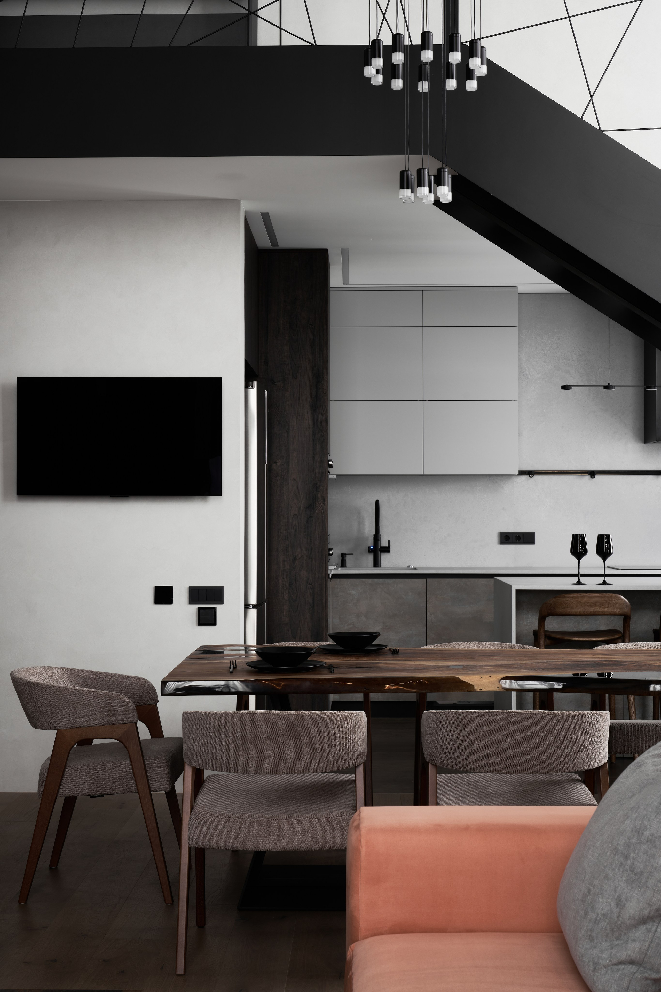 2-этажная квартира в ЖК Ботанический Сад. Евгения Четий — интерьерный фотограф в Москве, Санкт- Петербурге, Сочи