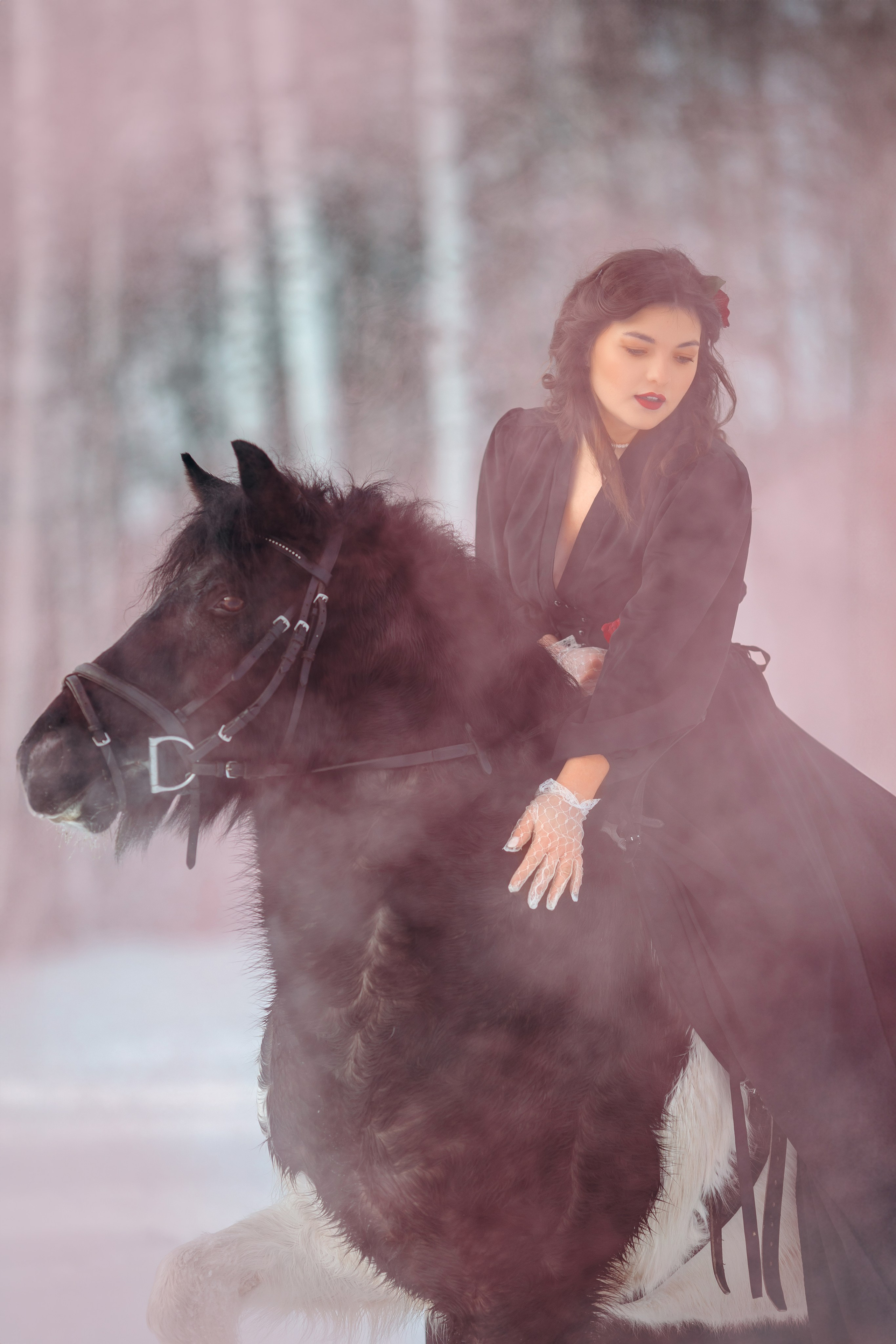 Катя и Шери. Анна Молчанова конный фотограф в Тюмени | фотосессии с лошадьми Тюмень