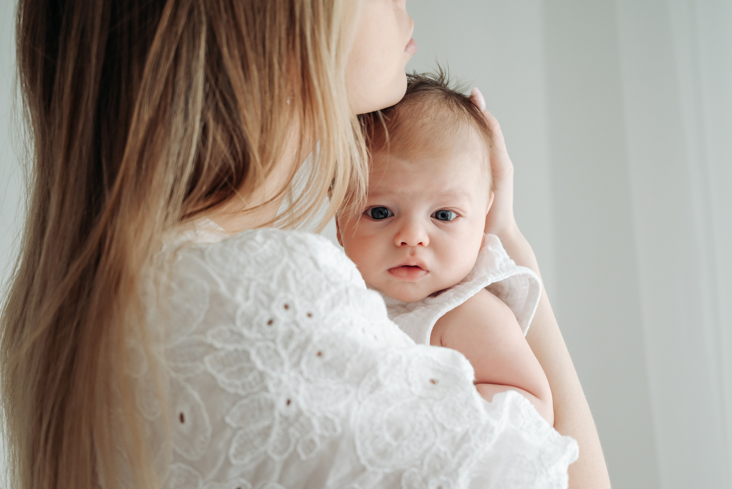 Newborn. Фотограф Татьяна Ульянова. Съёмка выписки из роддома, Таинства Крещения
