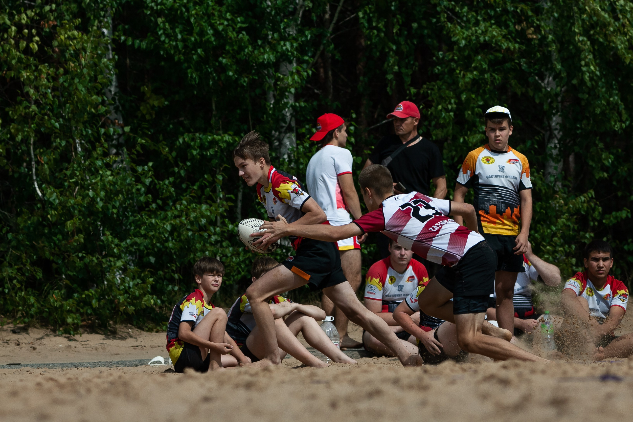 «Кубок «Молота» по пляжному Регби. Фотография