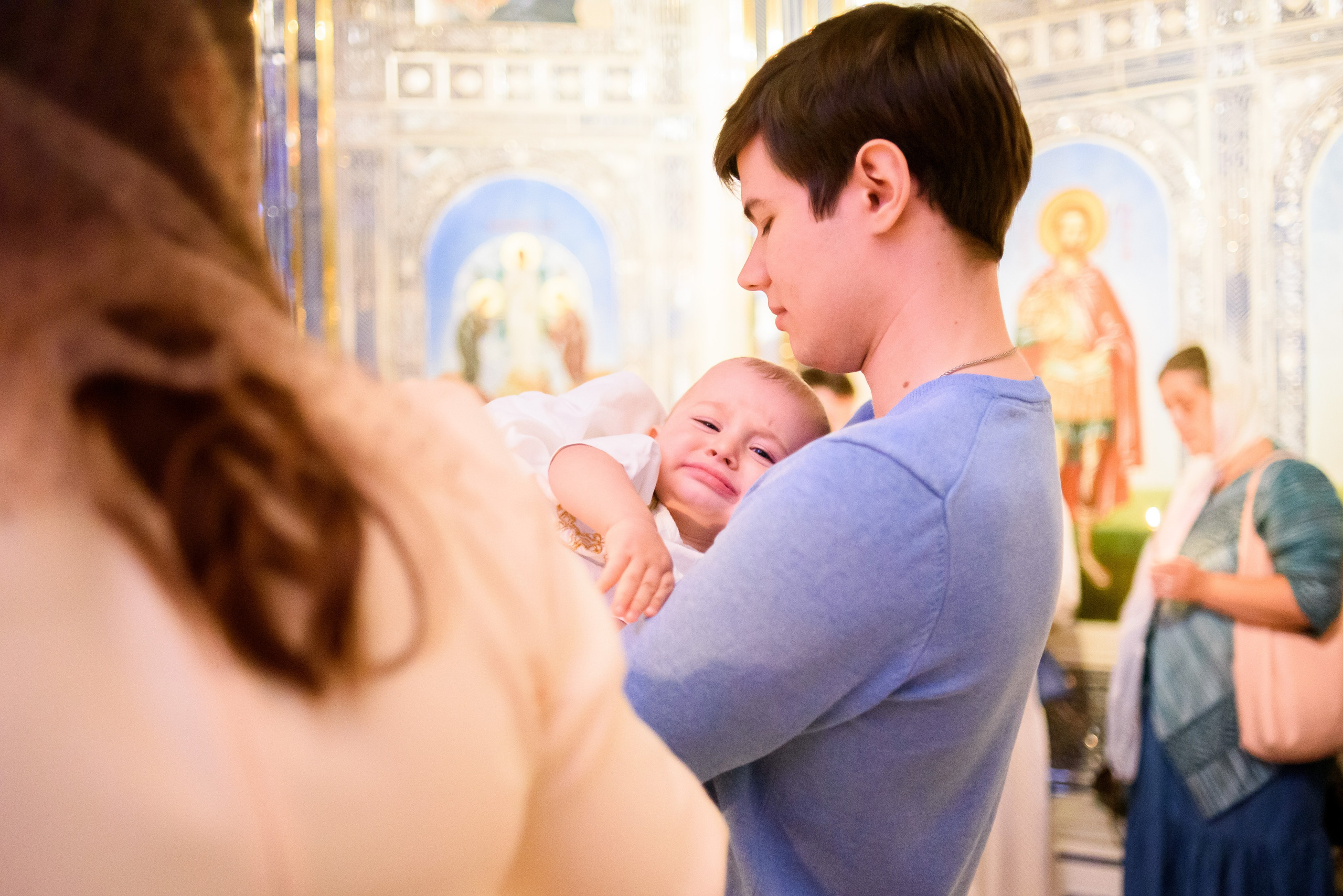 Крещение Михаила. Фотограф Юлия Попова