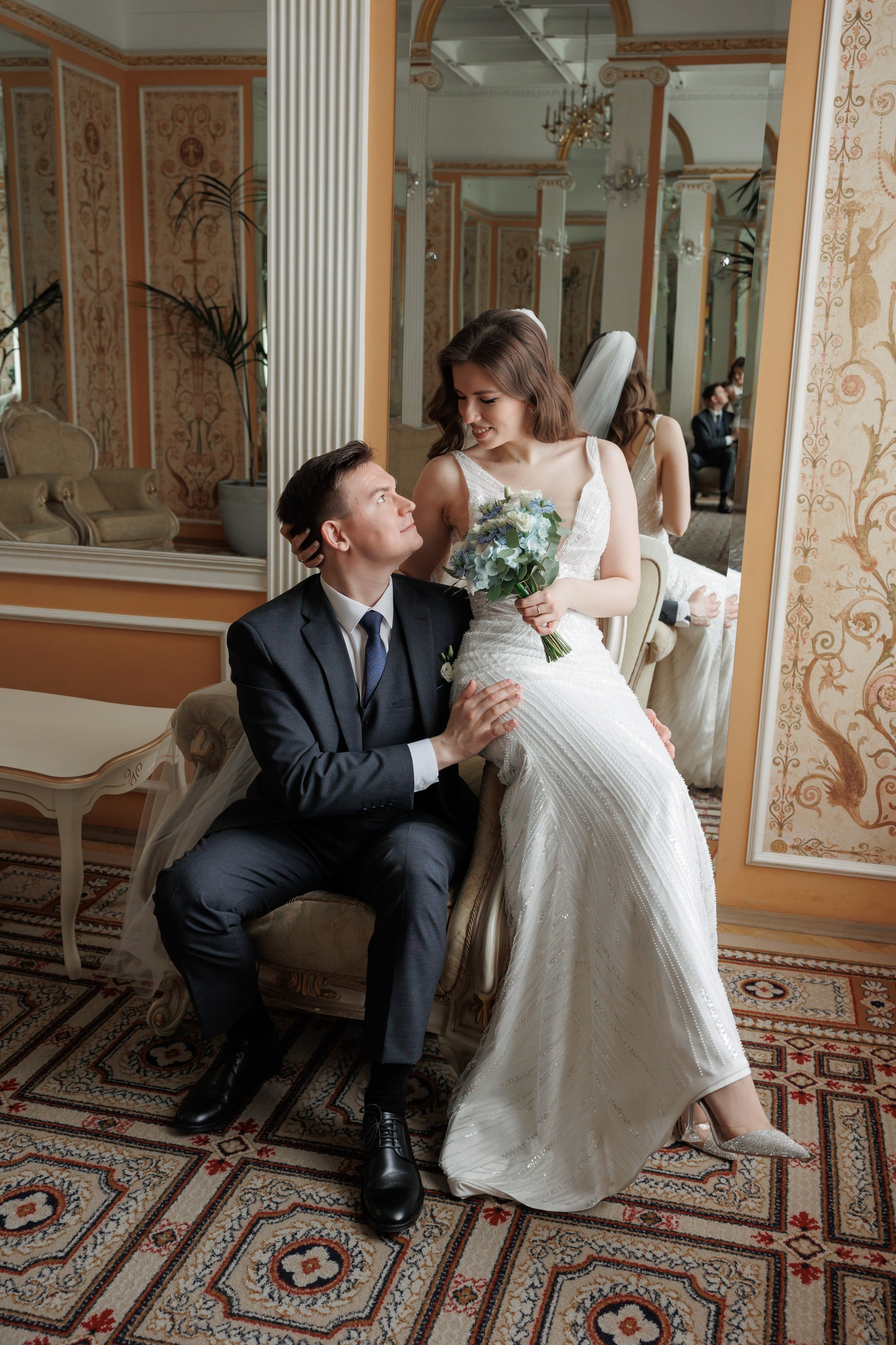 Даша и Дима, Грибоедовский ЗАГС. Свадебный и репортажный фотограф (Москва, Королев и другие)