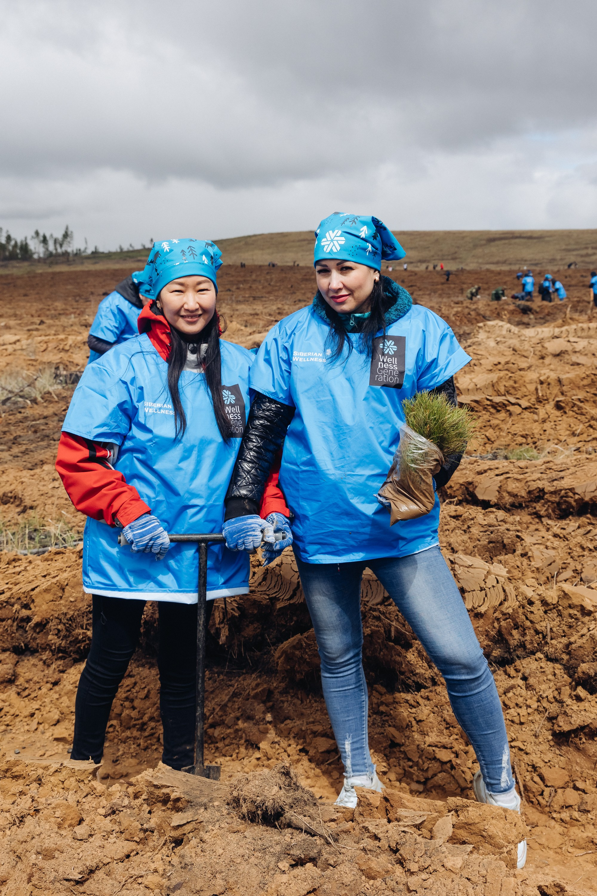 Siberian wellness. Ежегодная акция по посадке деревьев. Свадебный и семейный фотограф в Улан-Удэ
