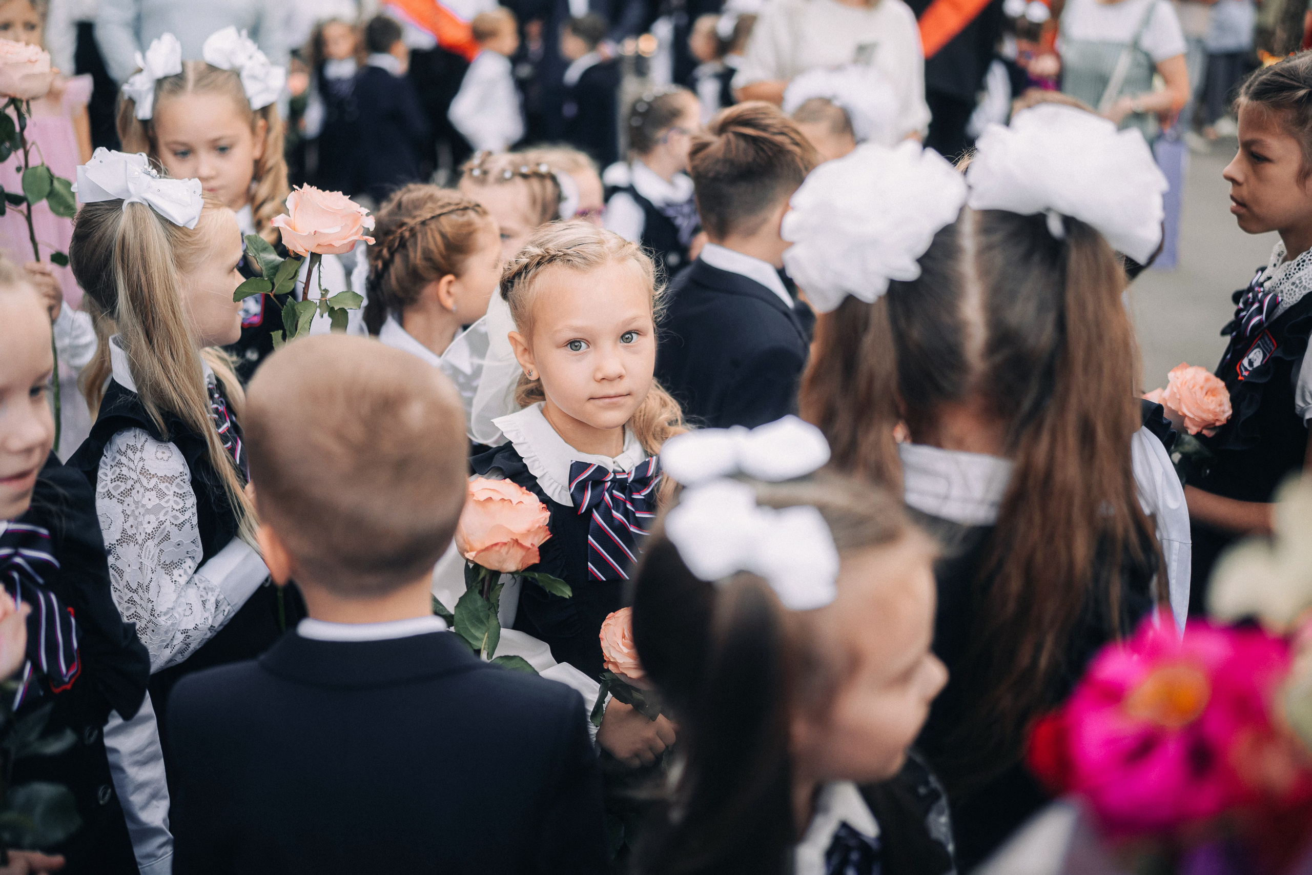 «Здравствуй, школа!» 1 Сентября. Свадебный и репортажный фотограф в Воронеже Роман Янко