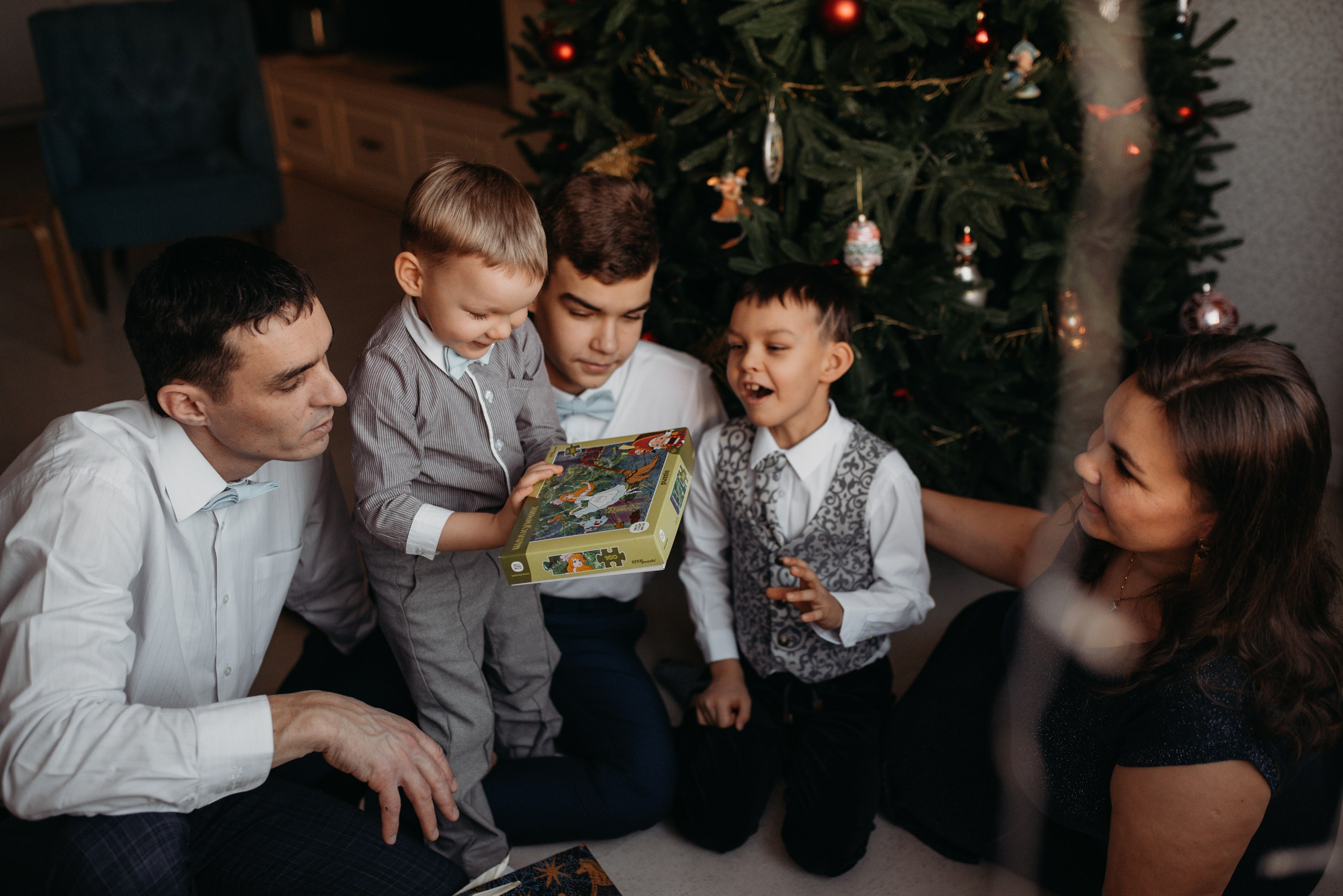 Юлия, Алексей, Тихон, Трофим и Потап. Семейный и детский фотограф в Новосибирске и Краснообске — Анна Ким