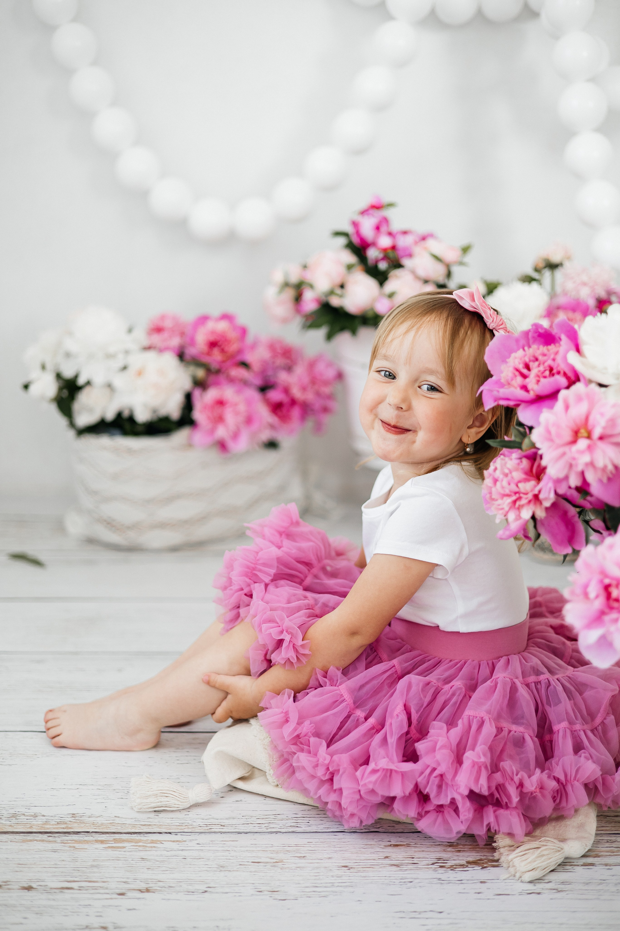 С пионами (сезонная). Фотограф новорождённых Екатерина Боброва. Ульяновск