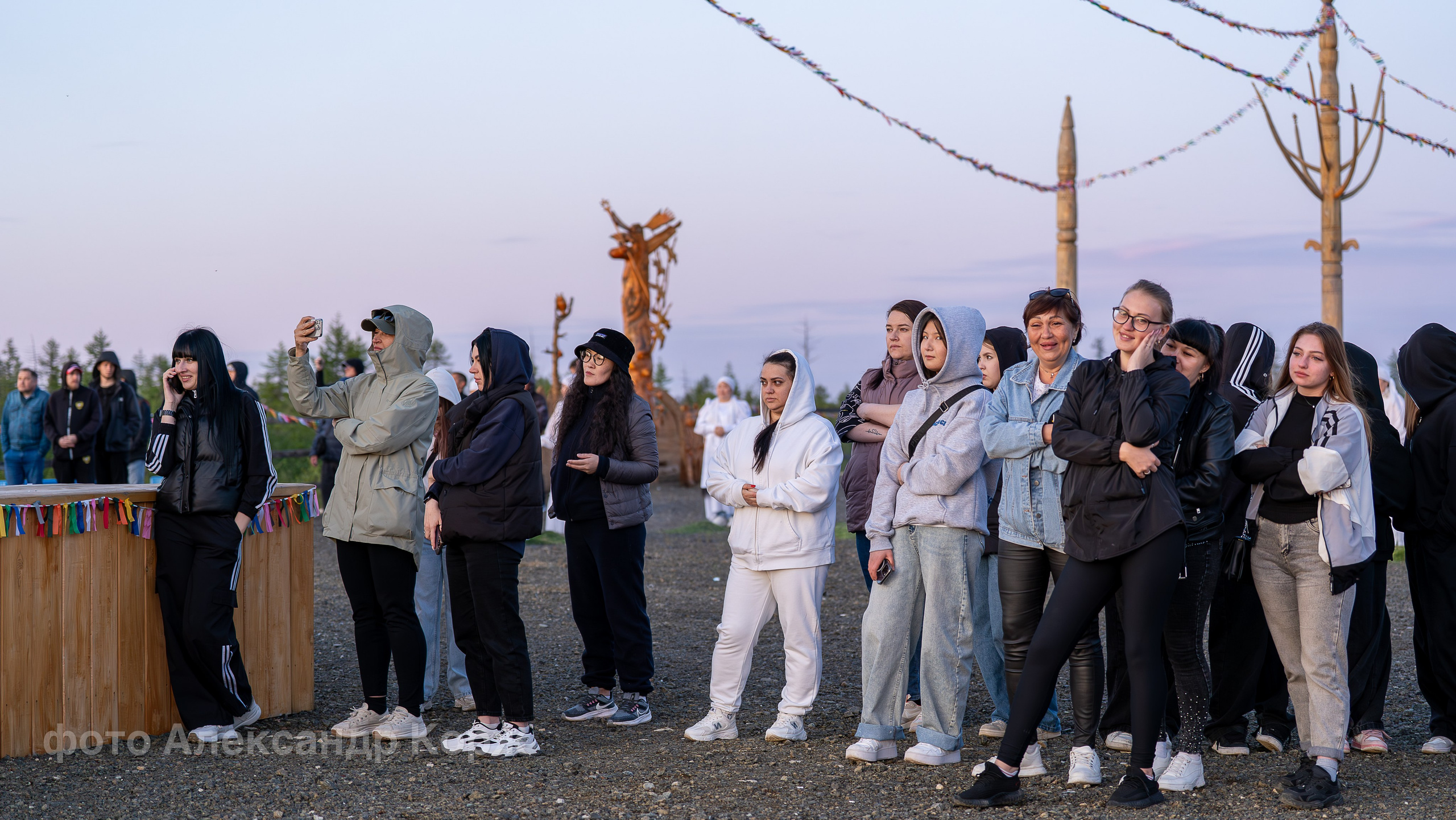 Празднование Ысыах! Восход солнца. Фотографии и видеосъемка, Айхал, Удачный, Якутия. Фотографии Айхал