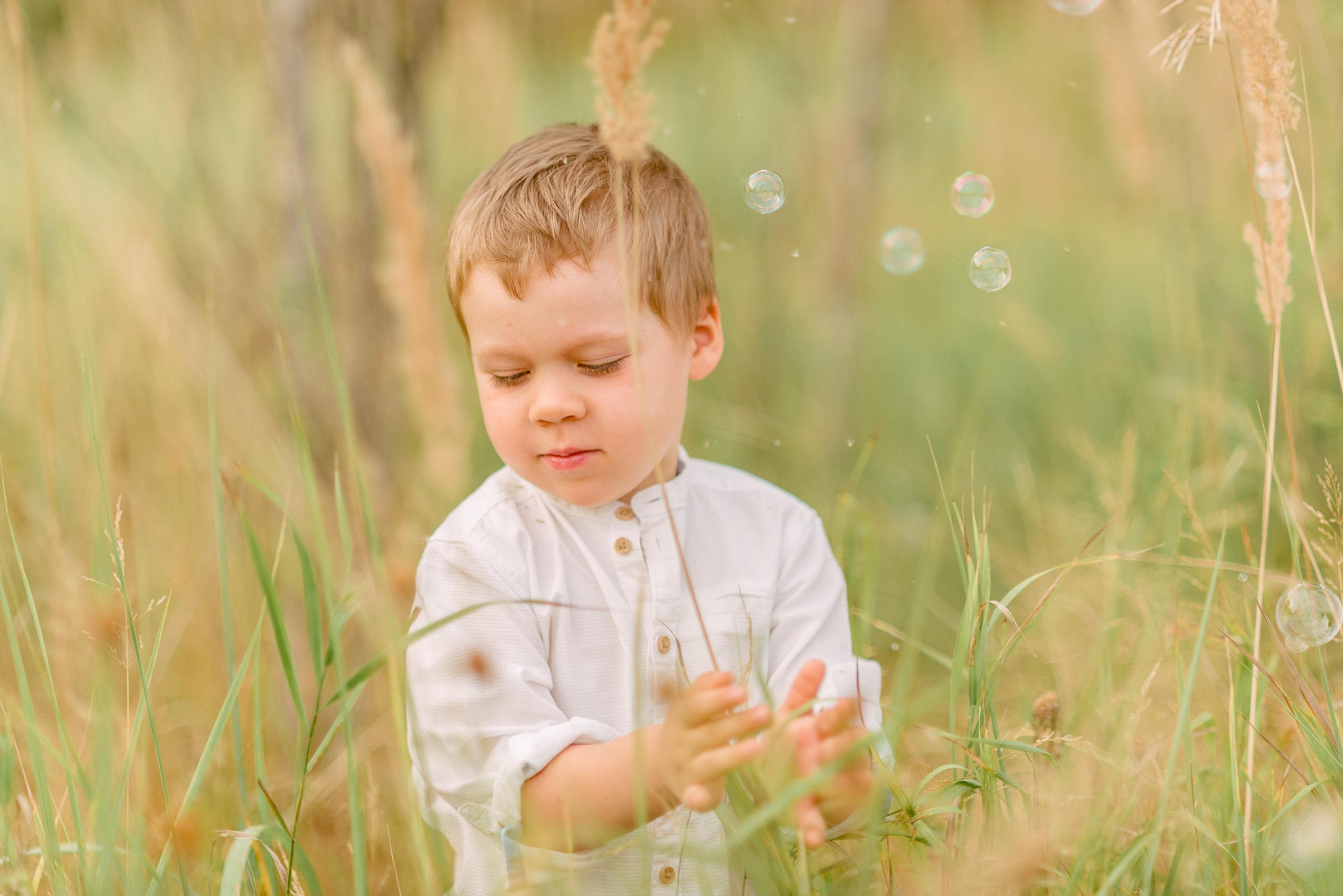В поле. Фотограф Юлия Попова