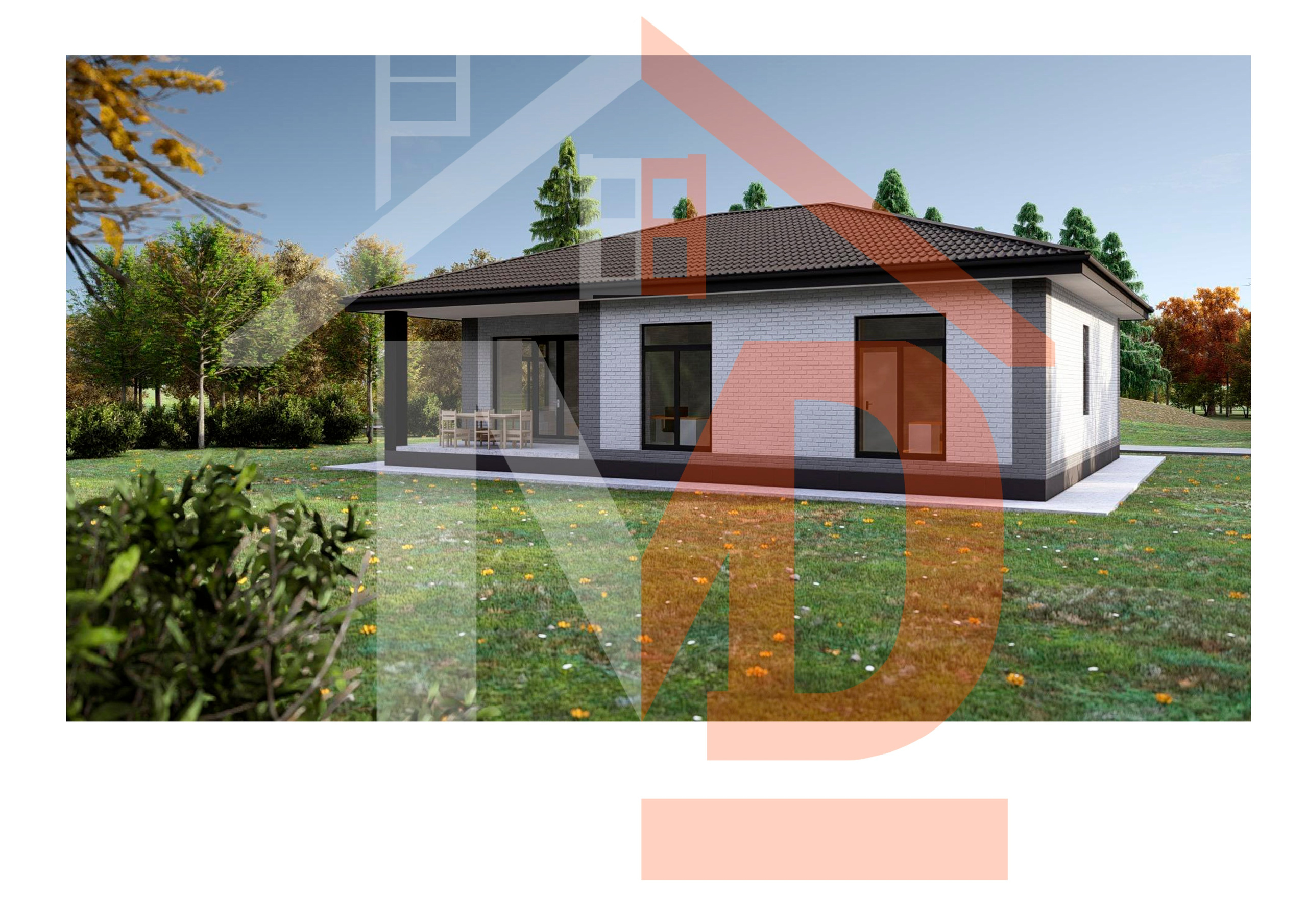 План дома — чёткая планировка комнат и зон.