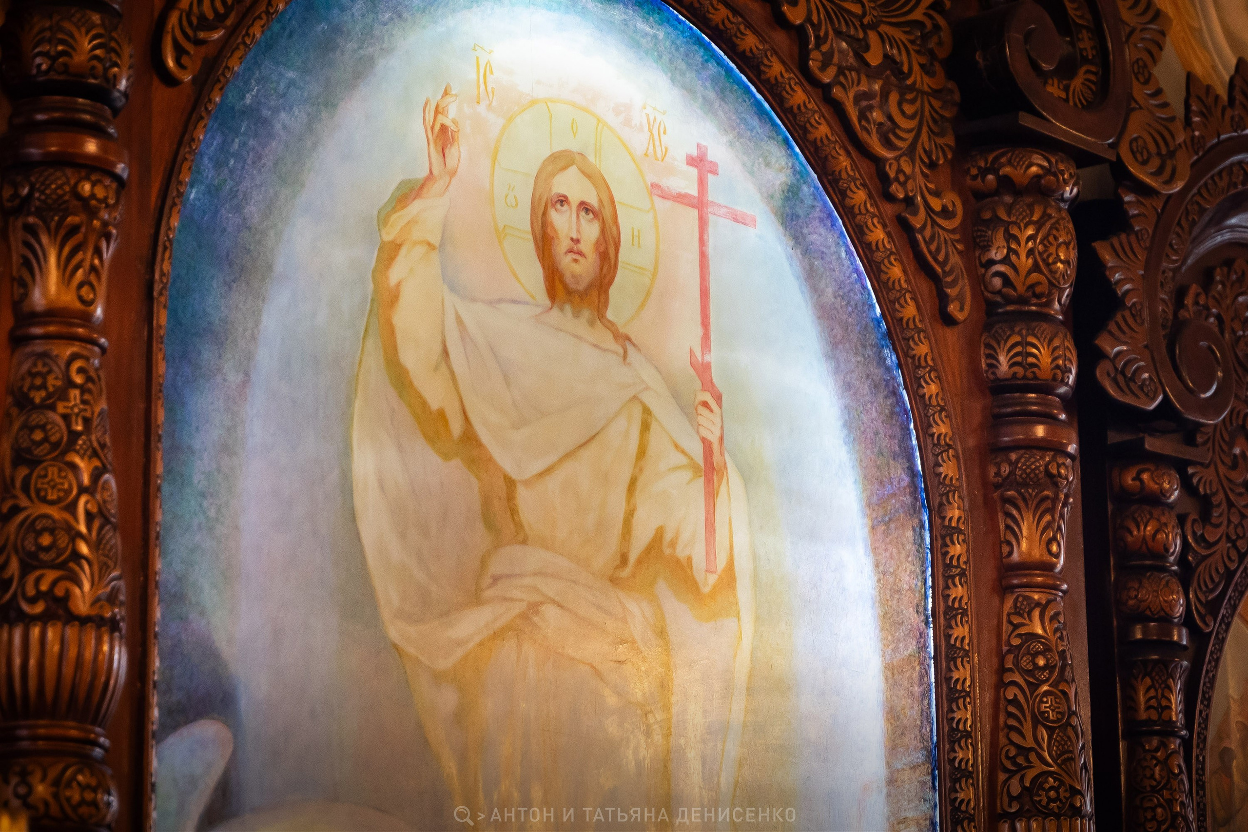 Храм Преображения Господня в Богородском. Антипасха. Антон и Татьяна Денисенко — В храме