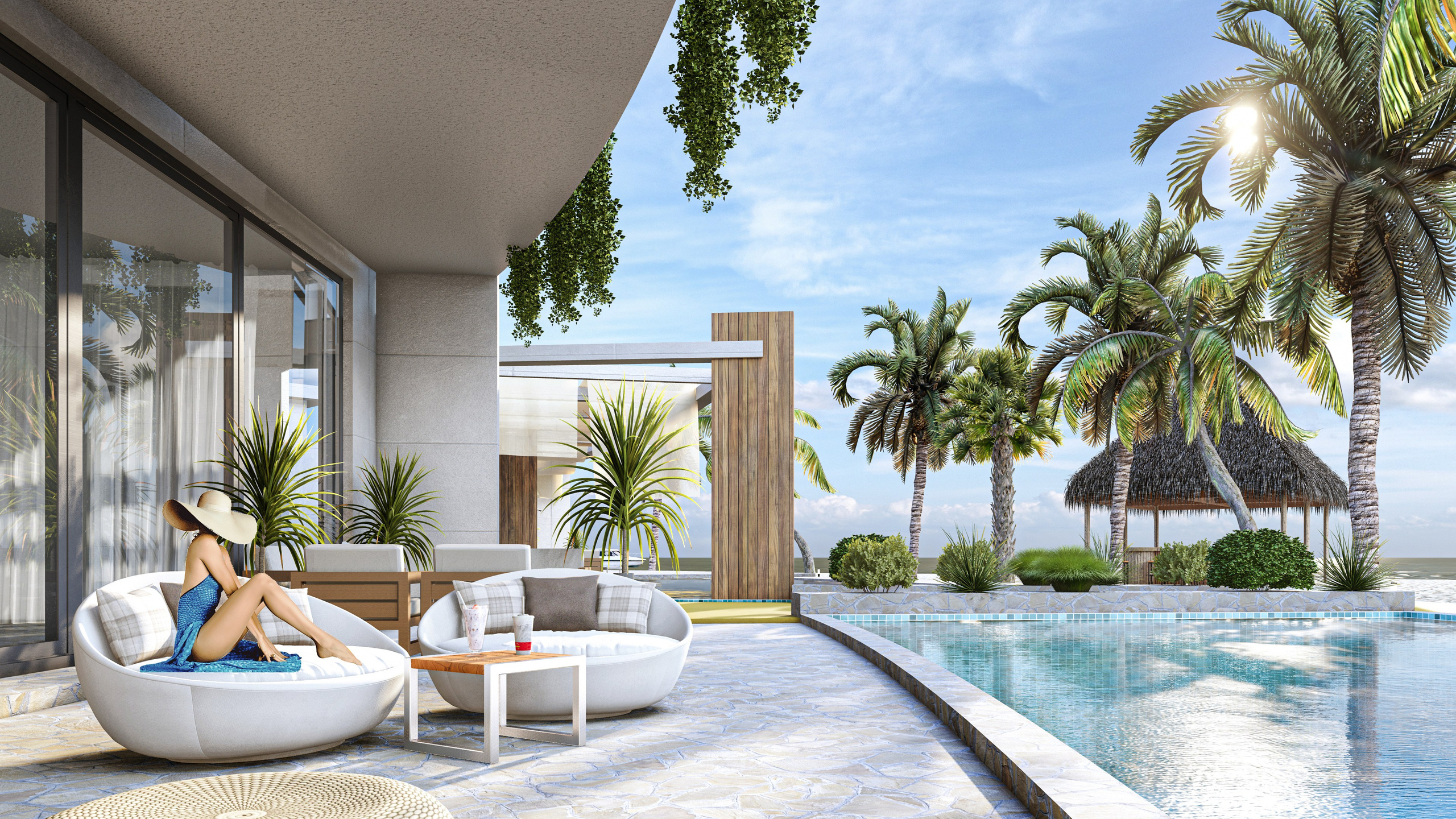 Концепт апарт-отеля в г. Дубай. Архитектурное проектирование