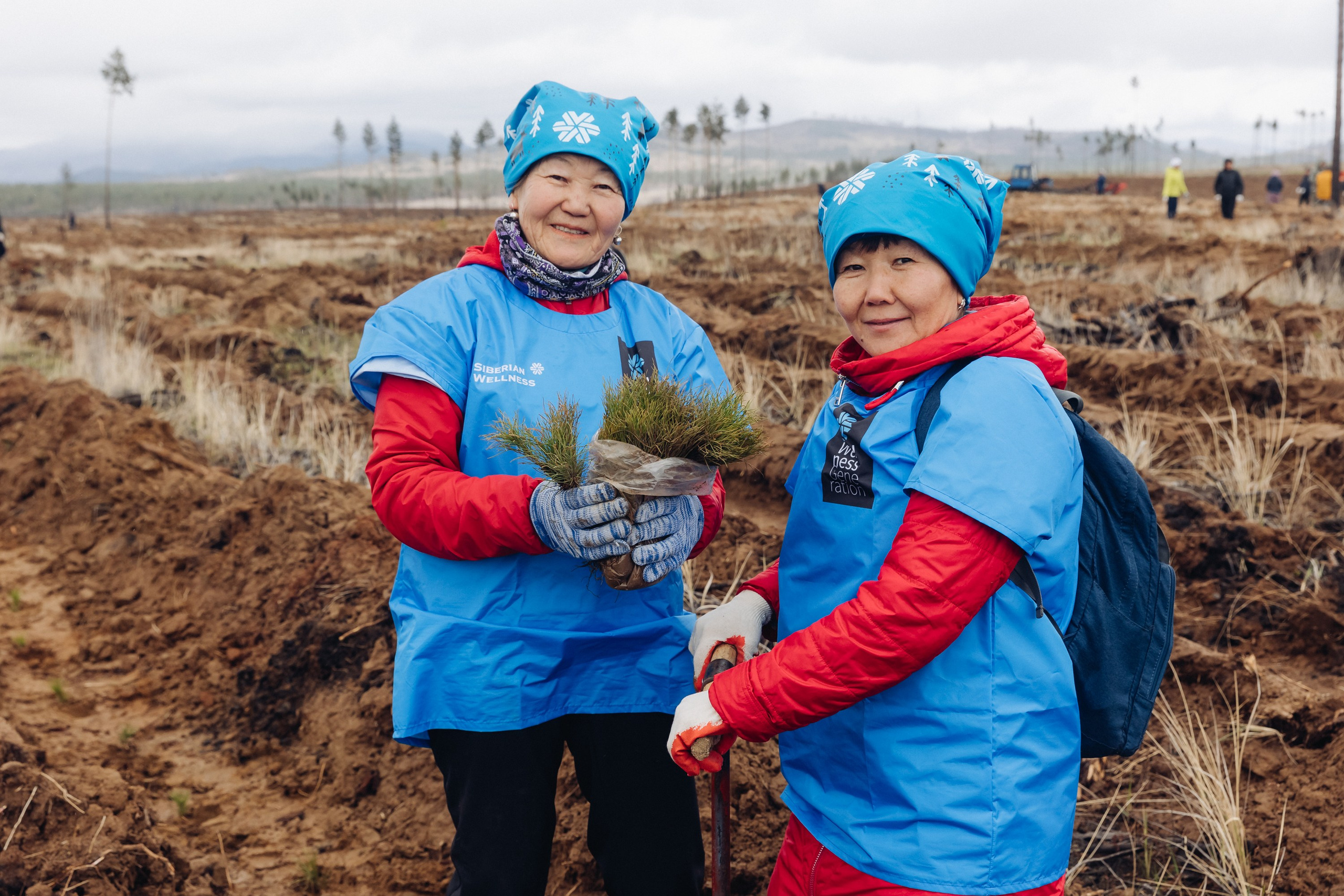Siberian wellness. Ежегодная акция по посадке деревьев. Свадебный и семейный фотограф в Улан-Удэ