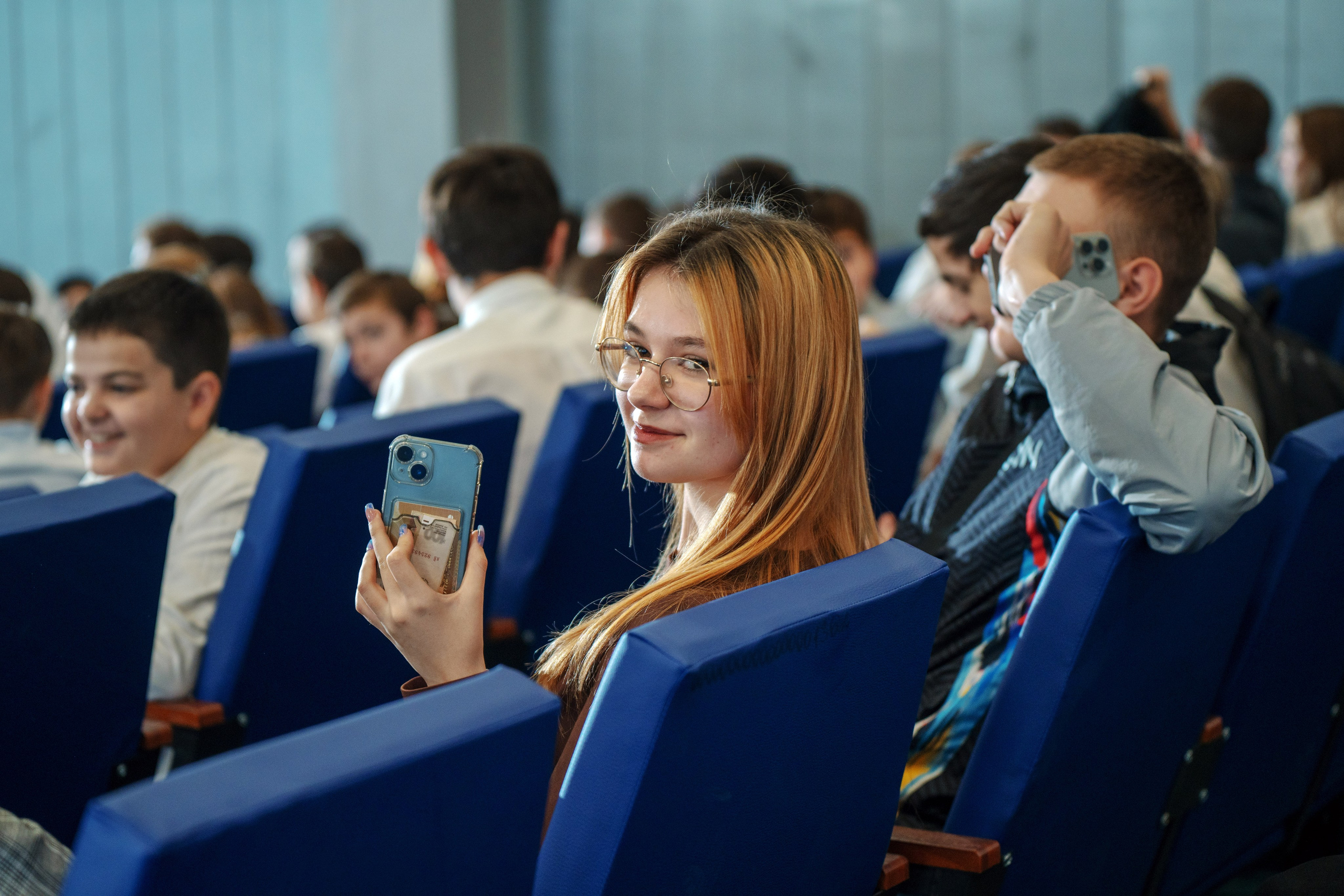 Лекция по киберспорту в школе № 2, п. Энем