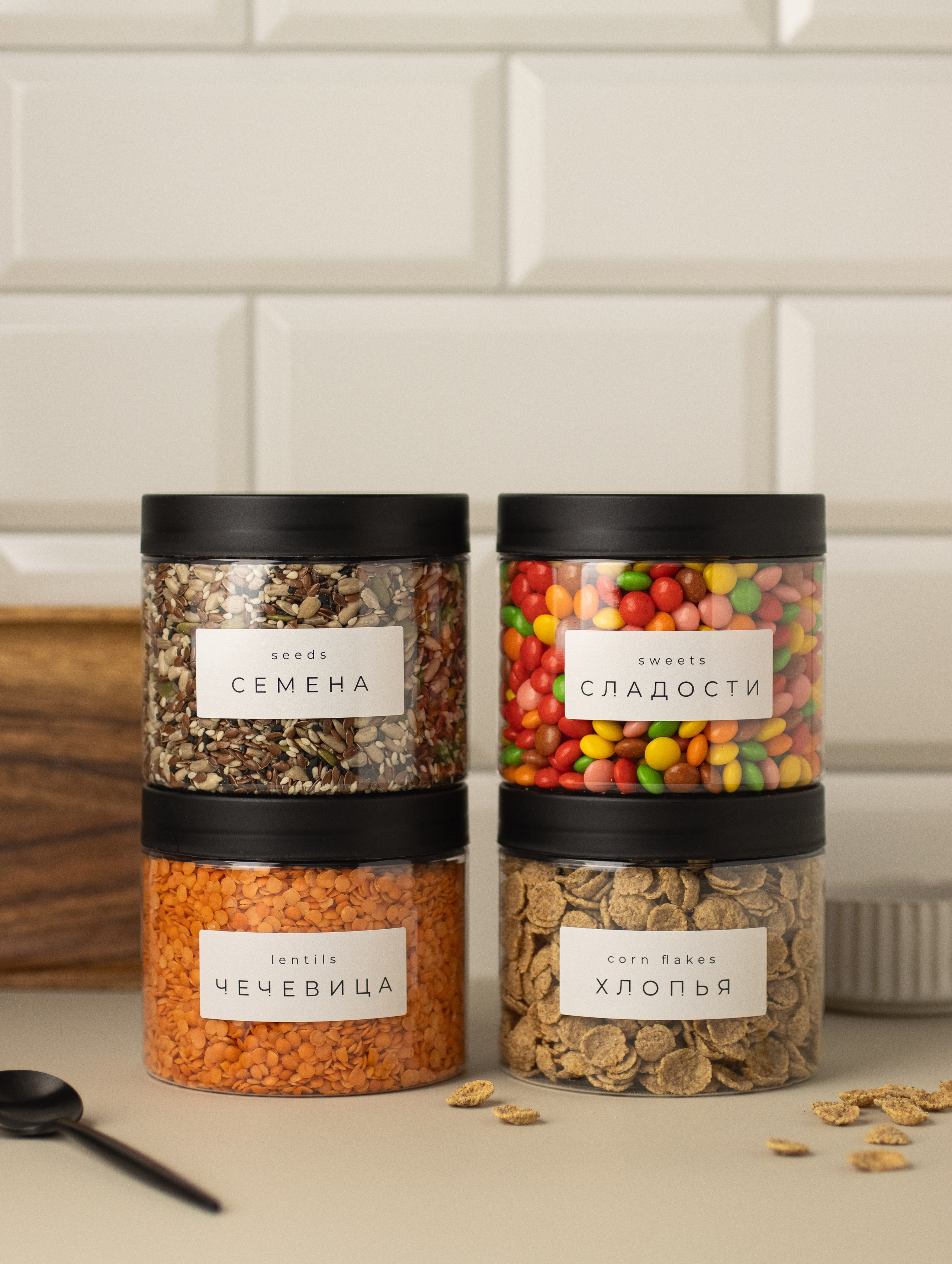 Баночки для круп и специй. Предметный фотограф в Балашихе Анастасия Михайлова